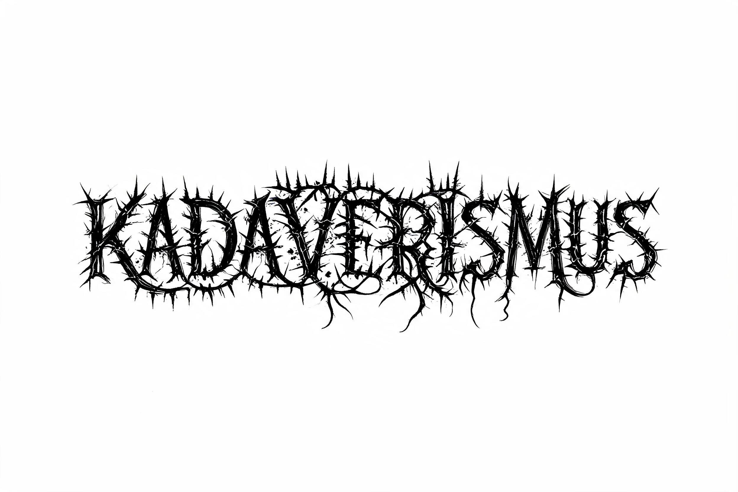 "KADAVERISMUS" — Gothic Font | AI Text Effect Generator