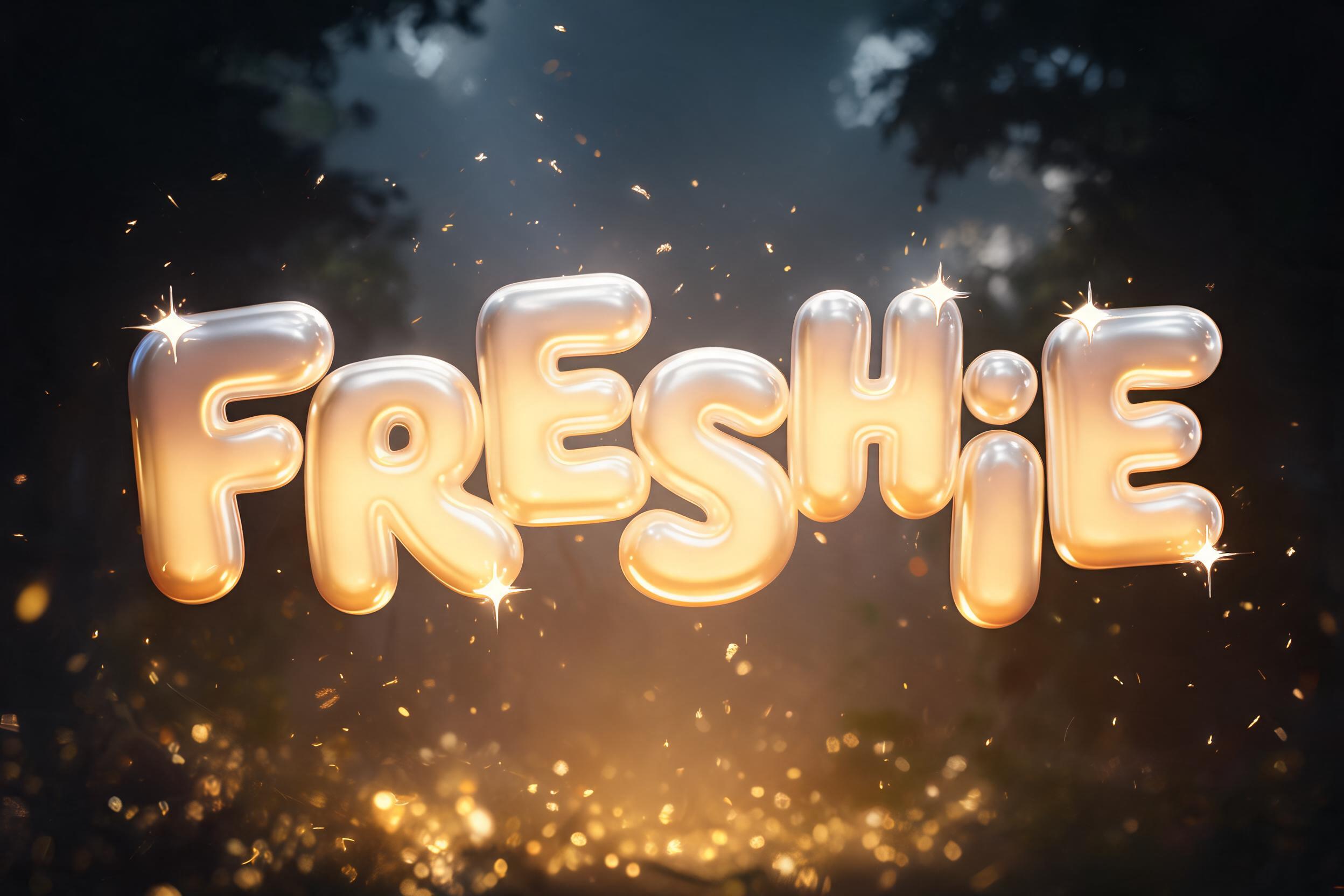 "FRESHIE" — Fairy Tale | AI Text Effect Generator