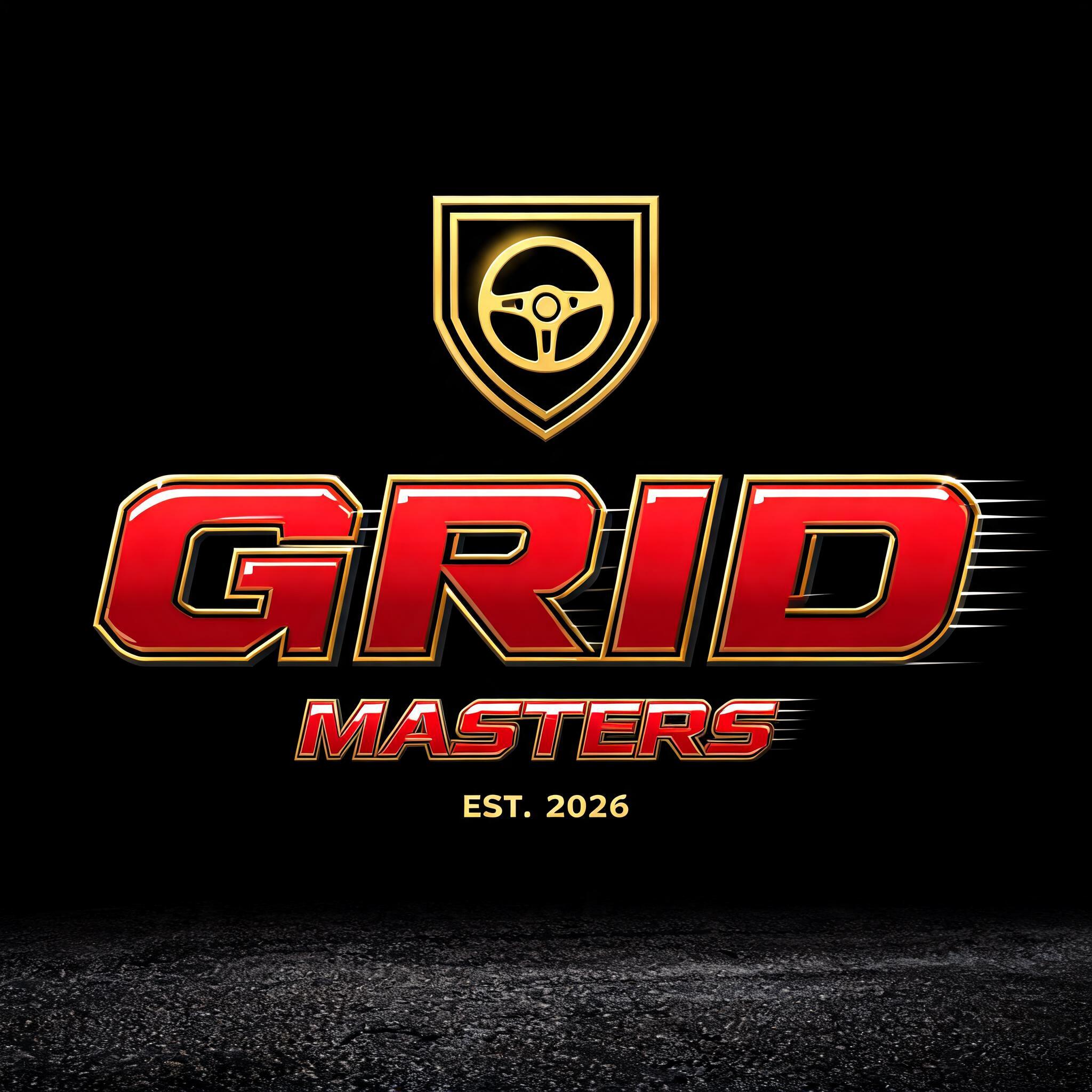 "Design an esports logo for the sim-racing team Grid Masters" — Racing | AI Text Effect Generator