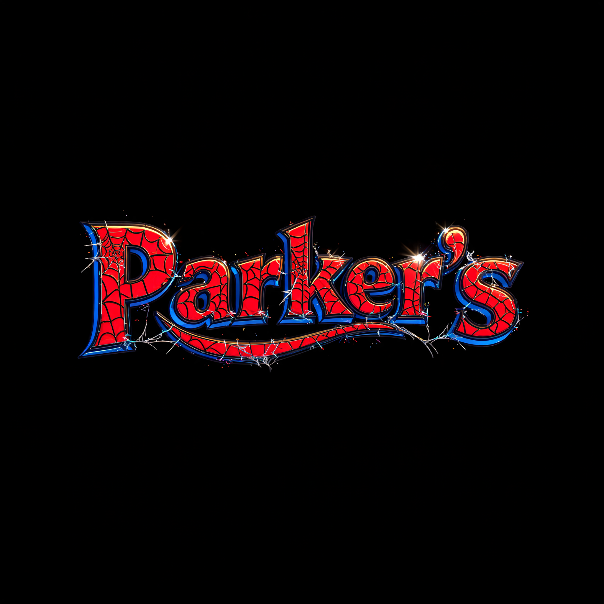 "Parker's" — Spider Hero | AI Text Effect Generator