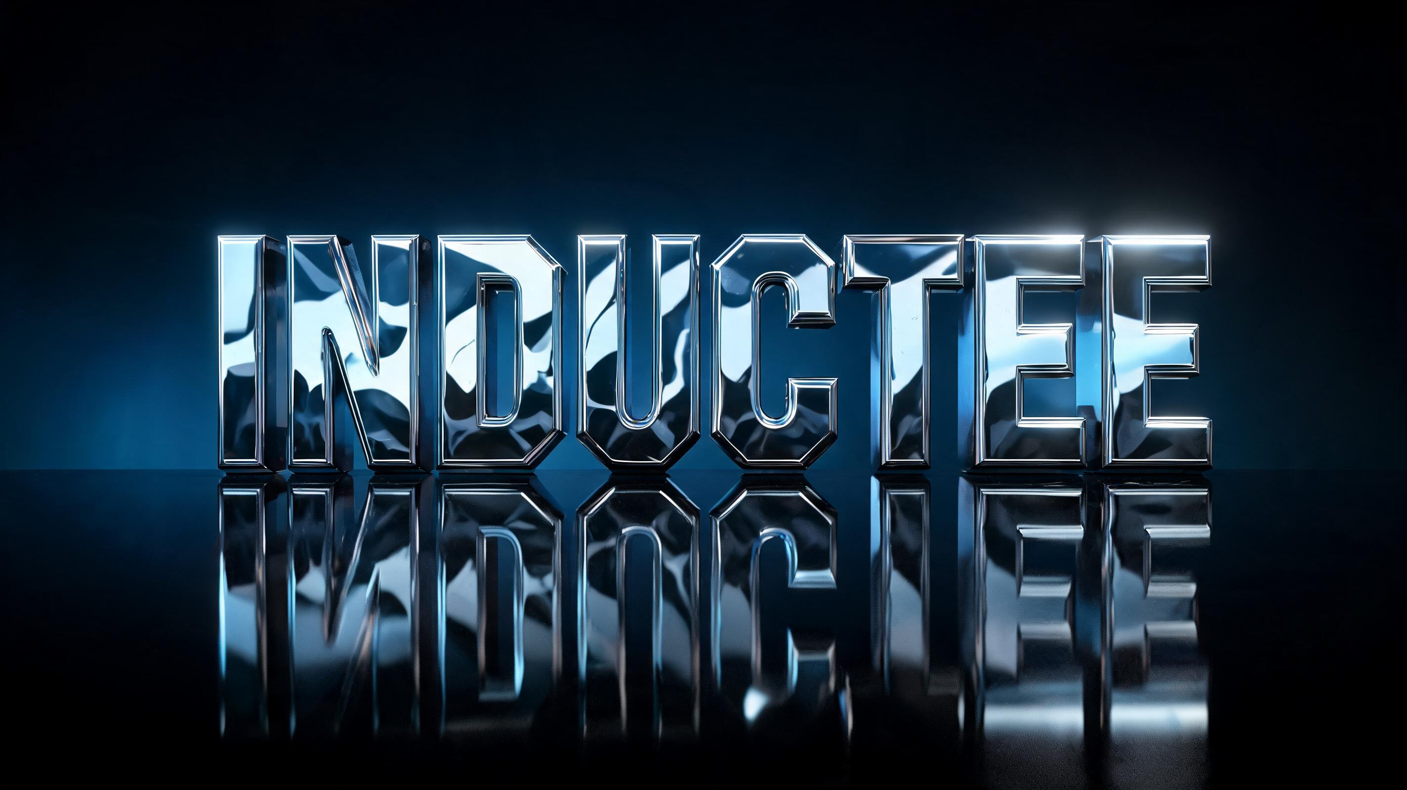"INDUCTEE" — Cyberpunk Chrome | AI Text Effect Generator