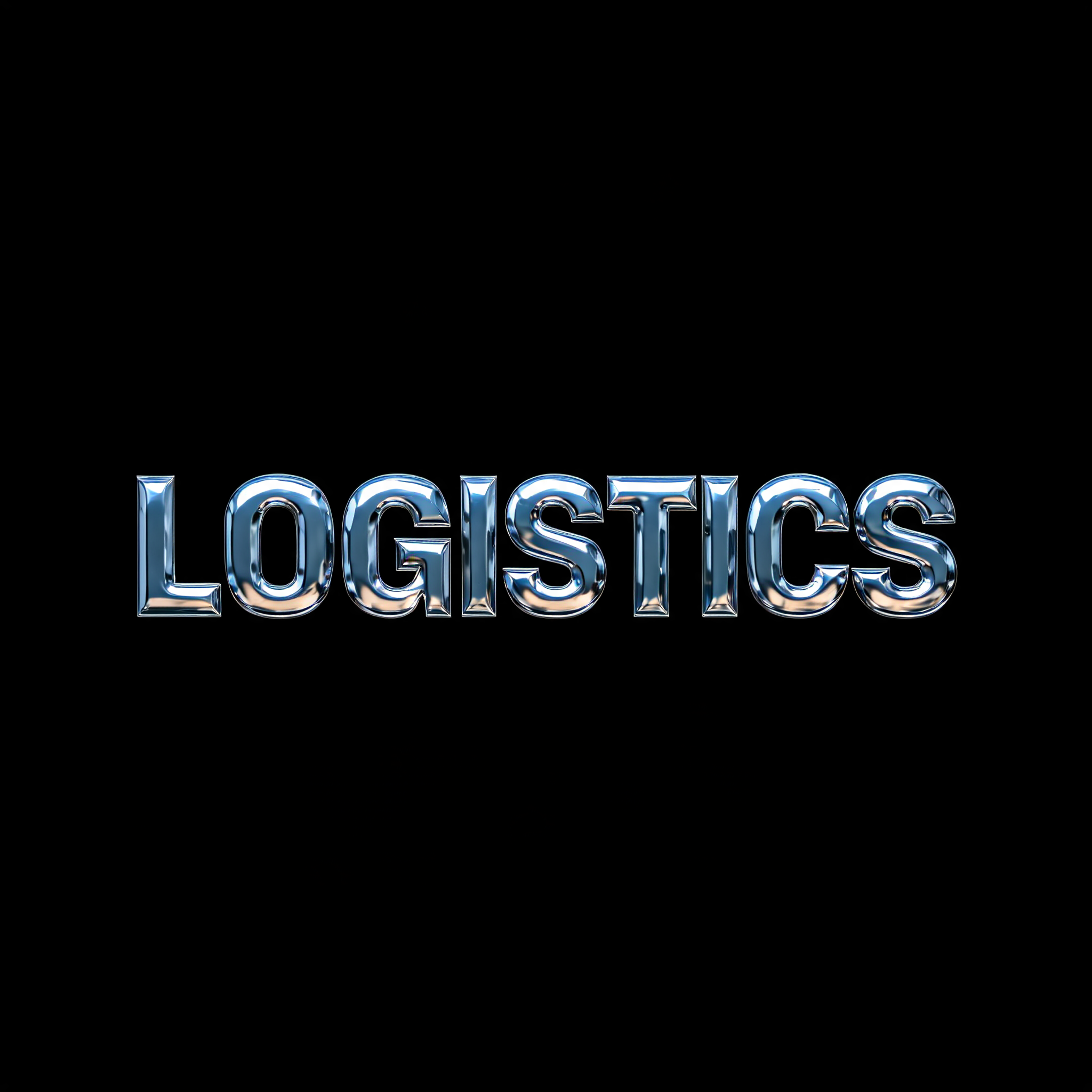 "LOGISTICS" — Cyberpunk Chrome | AI Text Effect Generator
