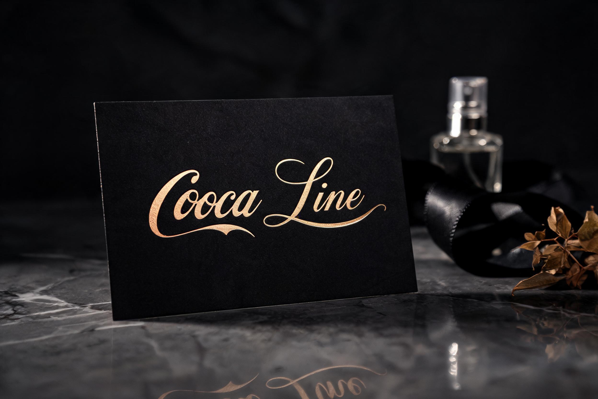 "Coca Line" — Elegant Script | AI Text Effect Generator