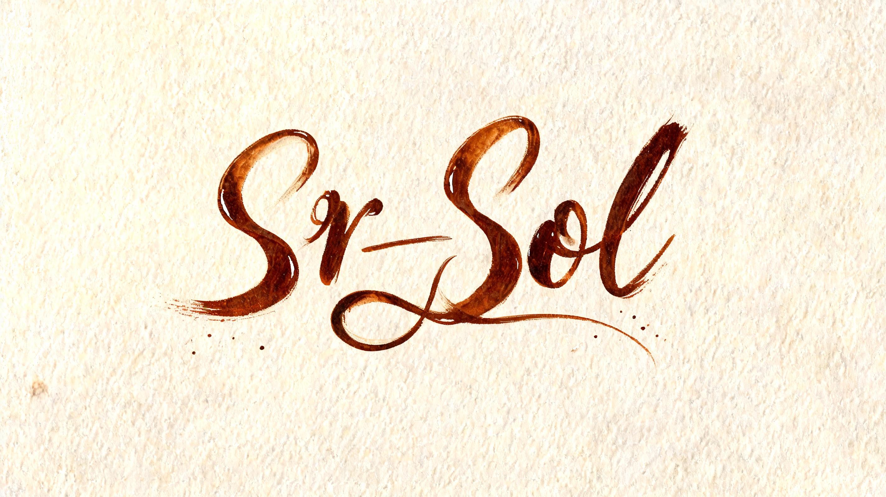 "Sr_Sol" — Brush Stroke | AI Text Effect Generator