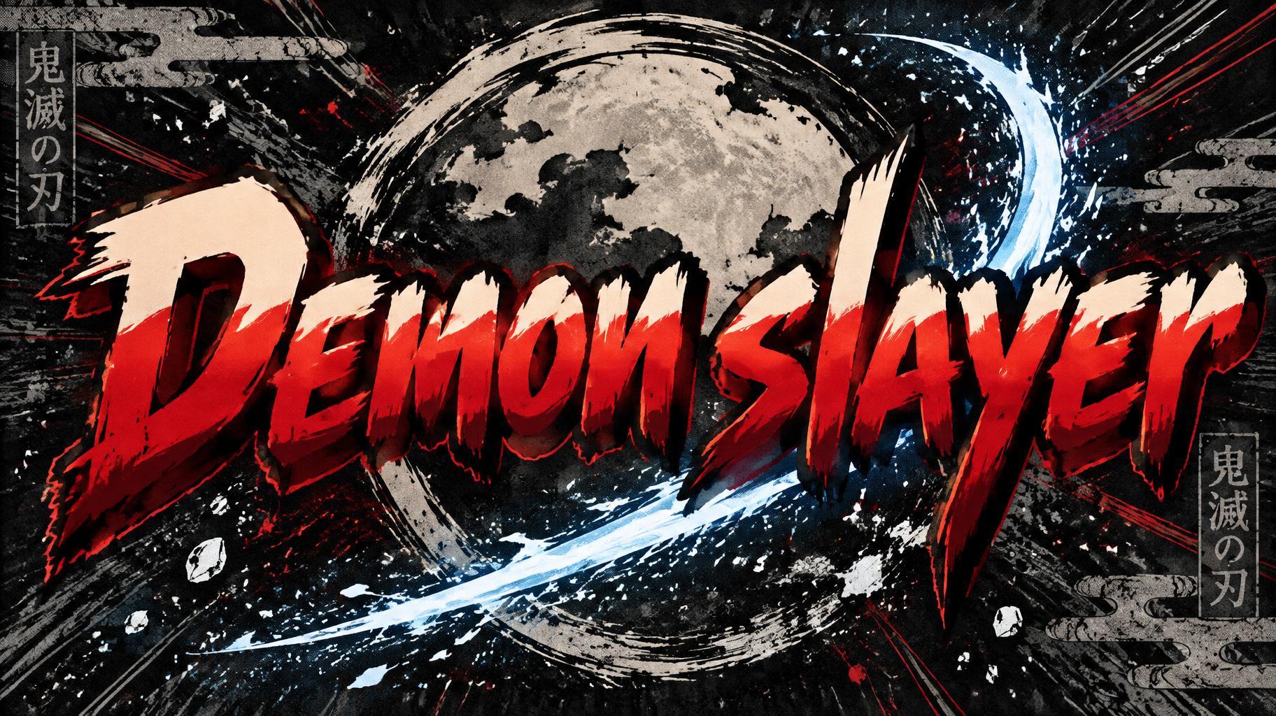 "Demon slayer" — Anime | AI Text Effect Generator