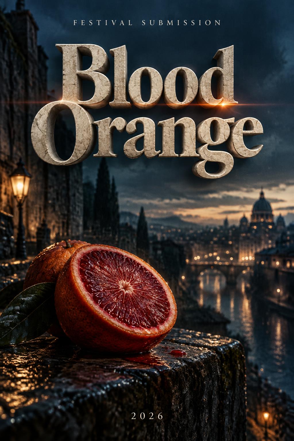 "Blood Orange
FESTIVAL SUBMISSION
2026" — Cinematic Netflix | AI Text Effect Generator