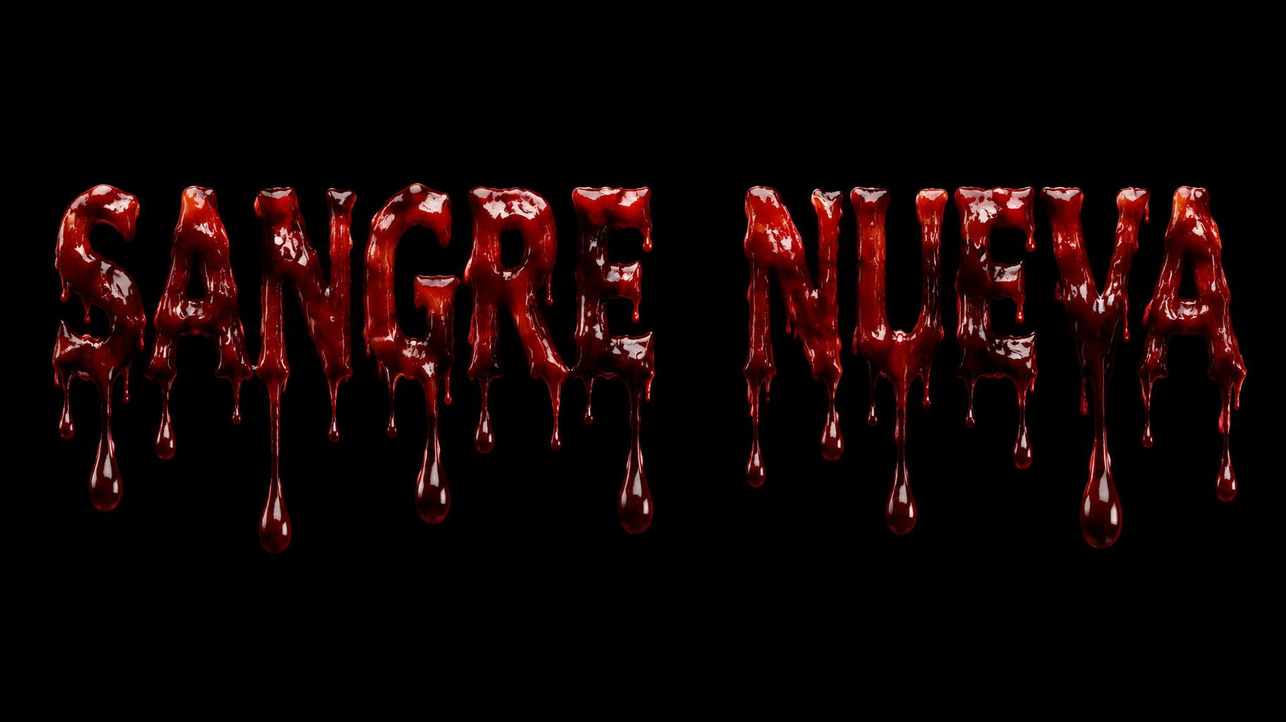 "SANGRE  NUEVA" — Drip Font Blood | AI Text Effect Generator