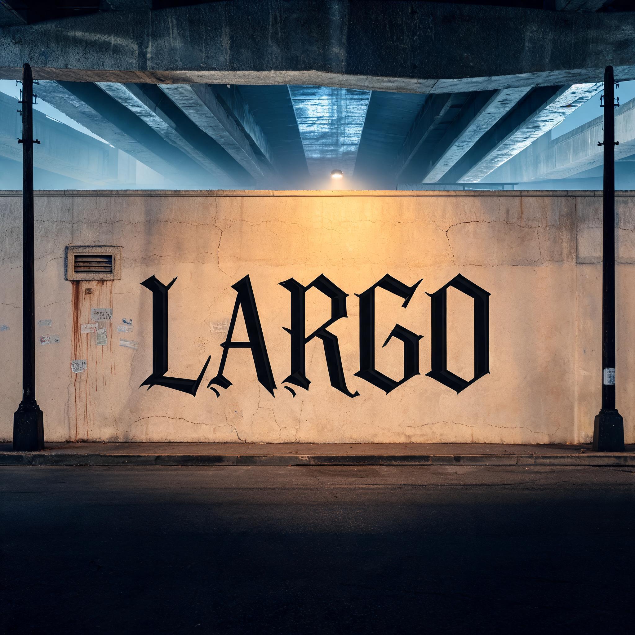 "Largo" —  | AI Text Effect Generator