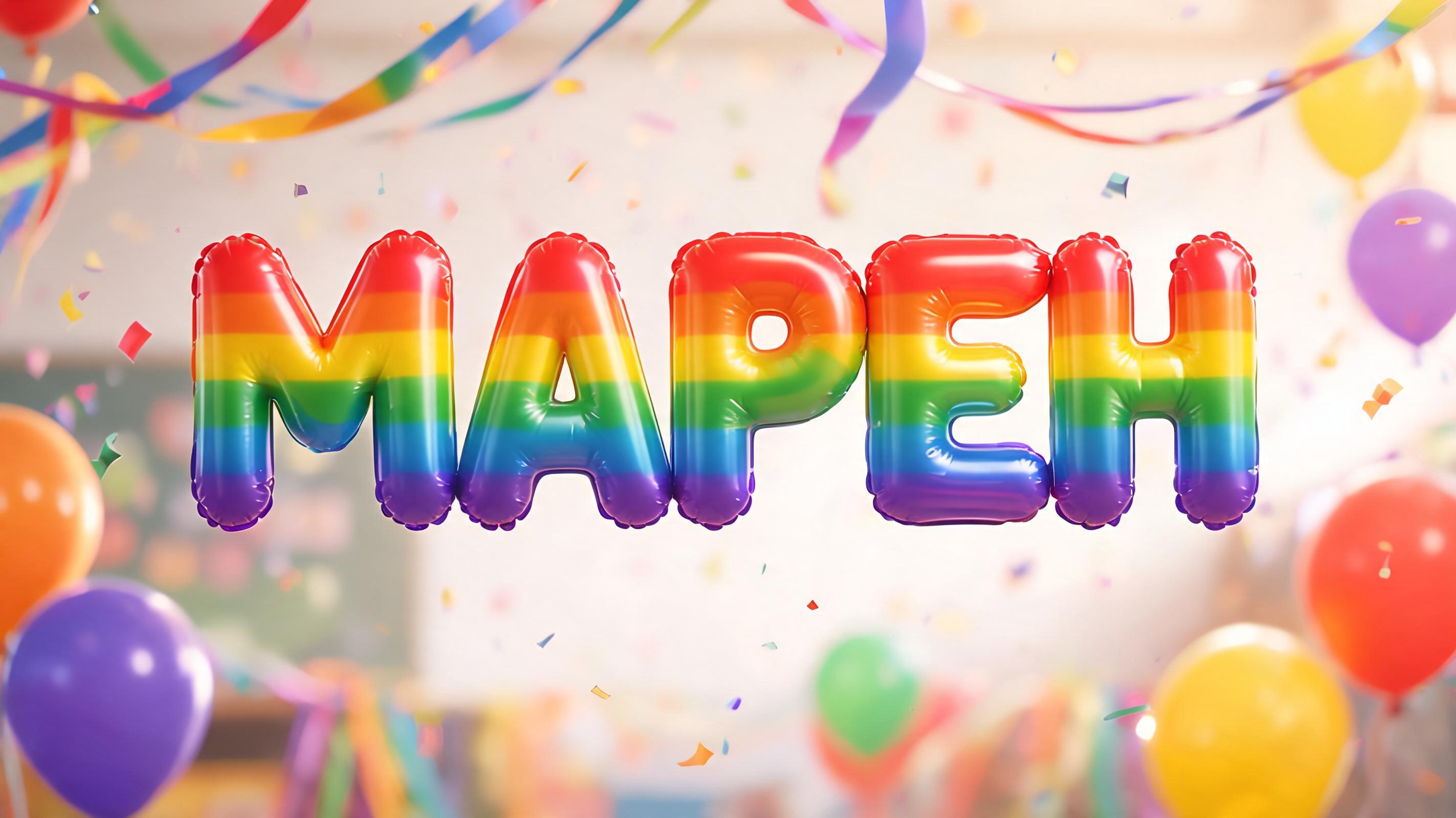 "MAPEH" — Rainbow | AI Text Effect Generator