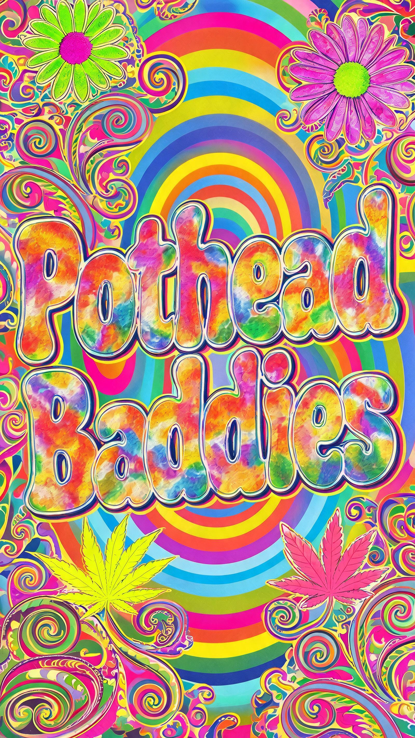 "Pothead Baddies" — Psychedelic | AI Text Effect Generator