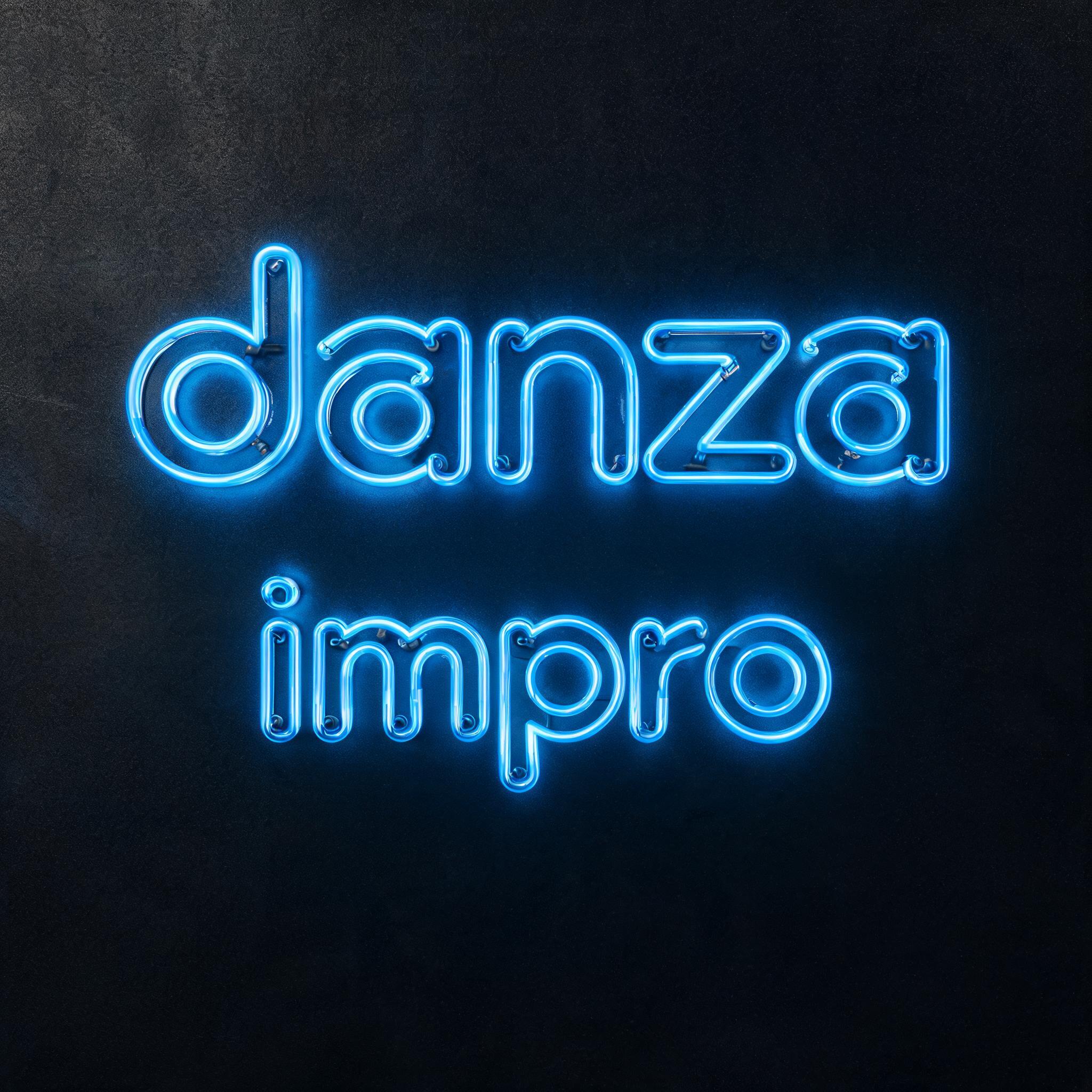"danza impro" — Neon Sign | AI Text Effect Generator
