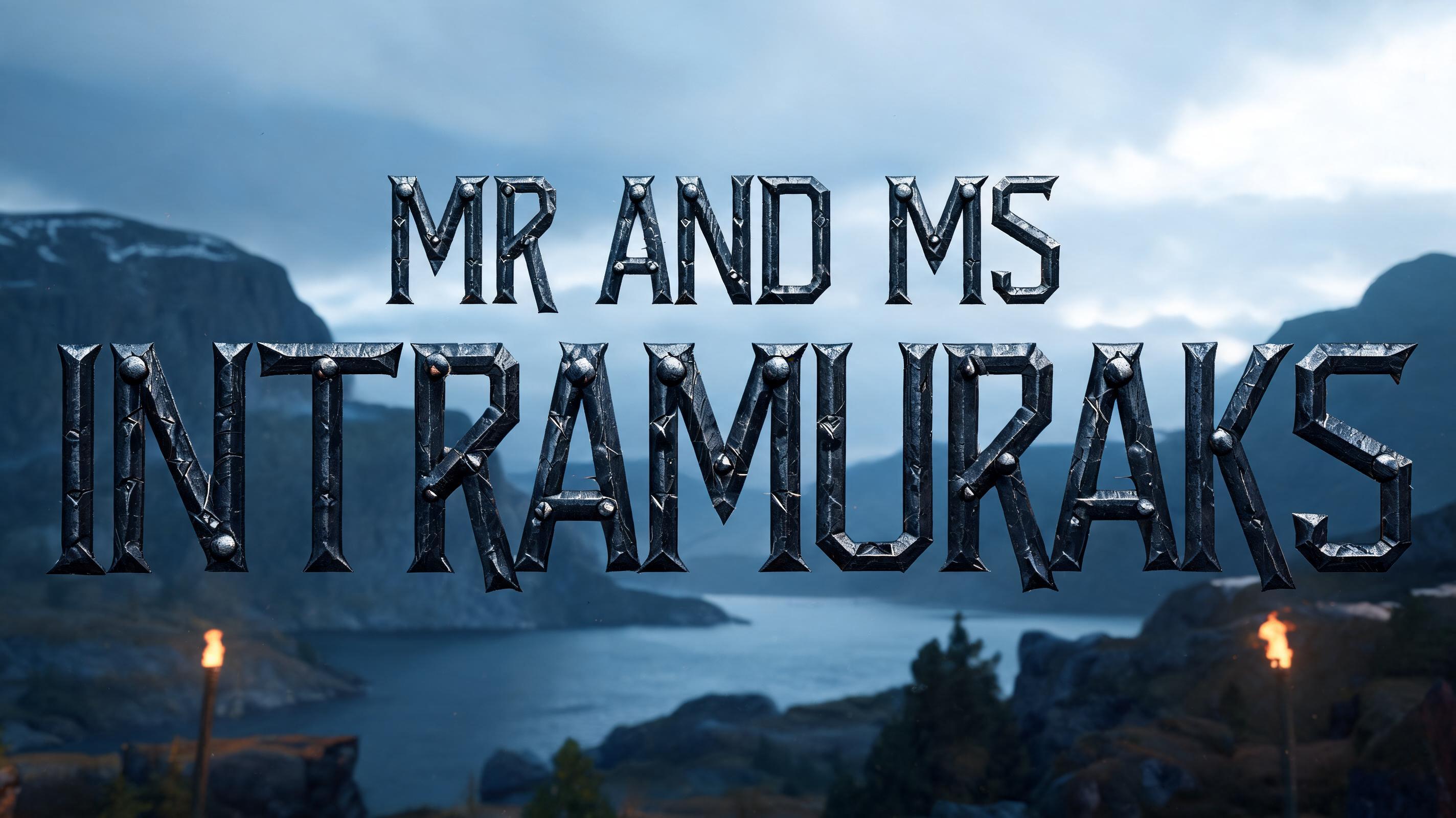 "MR AND MS 
INTRAMURAKS" — Viking | AI Text Effect Generator