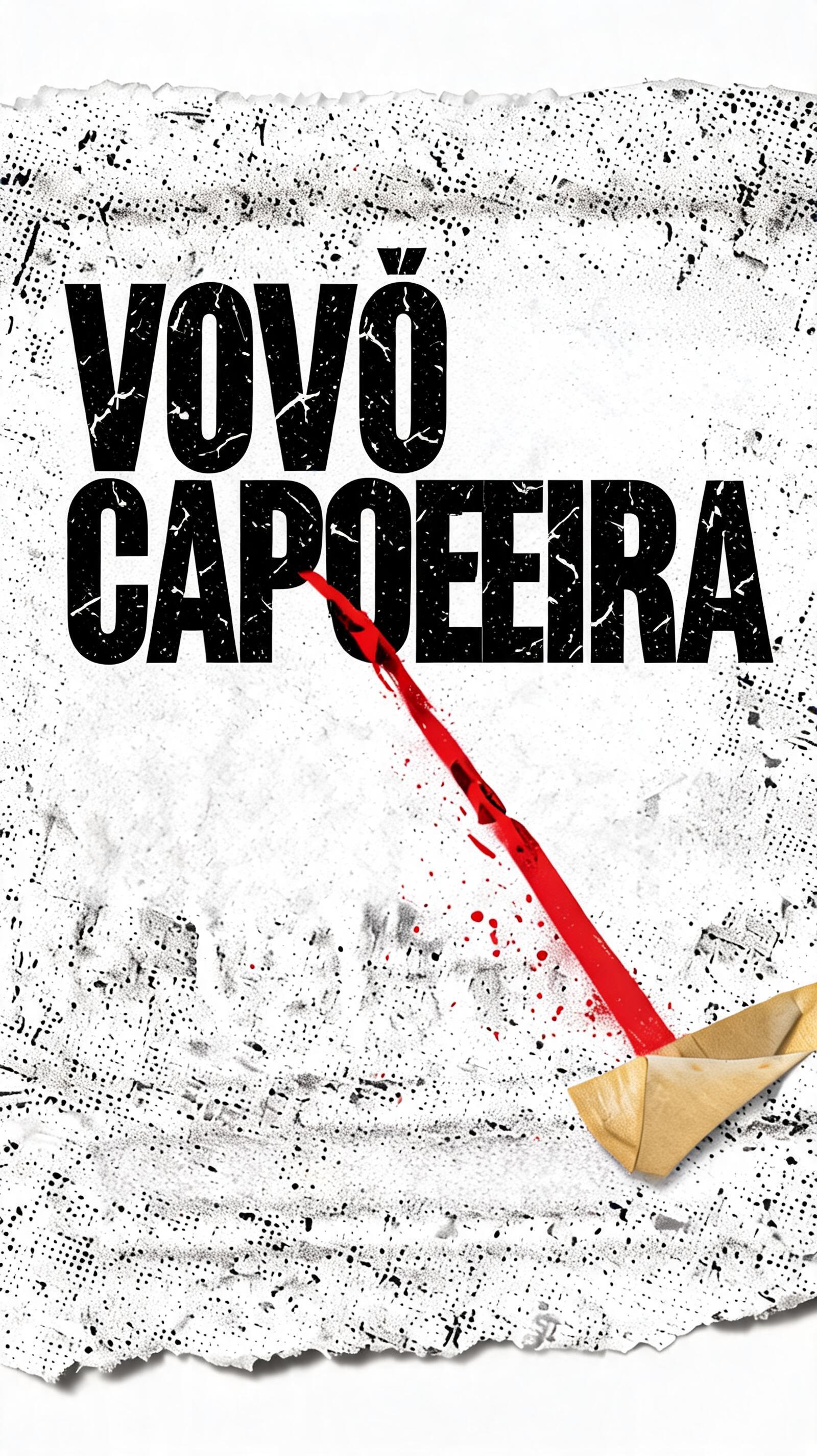 "Vovô Capoeira" — Grunge text effect