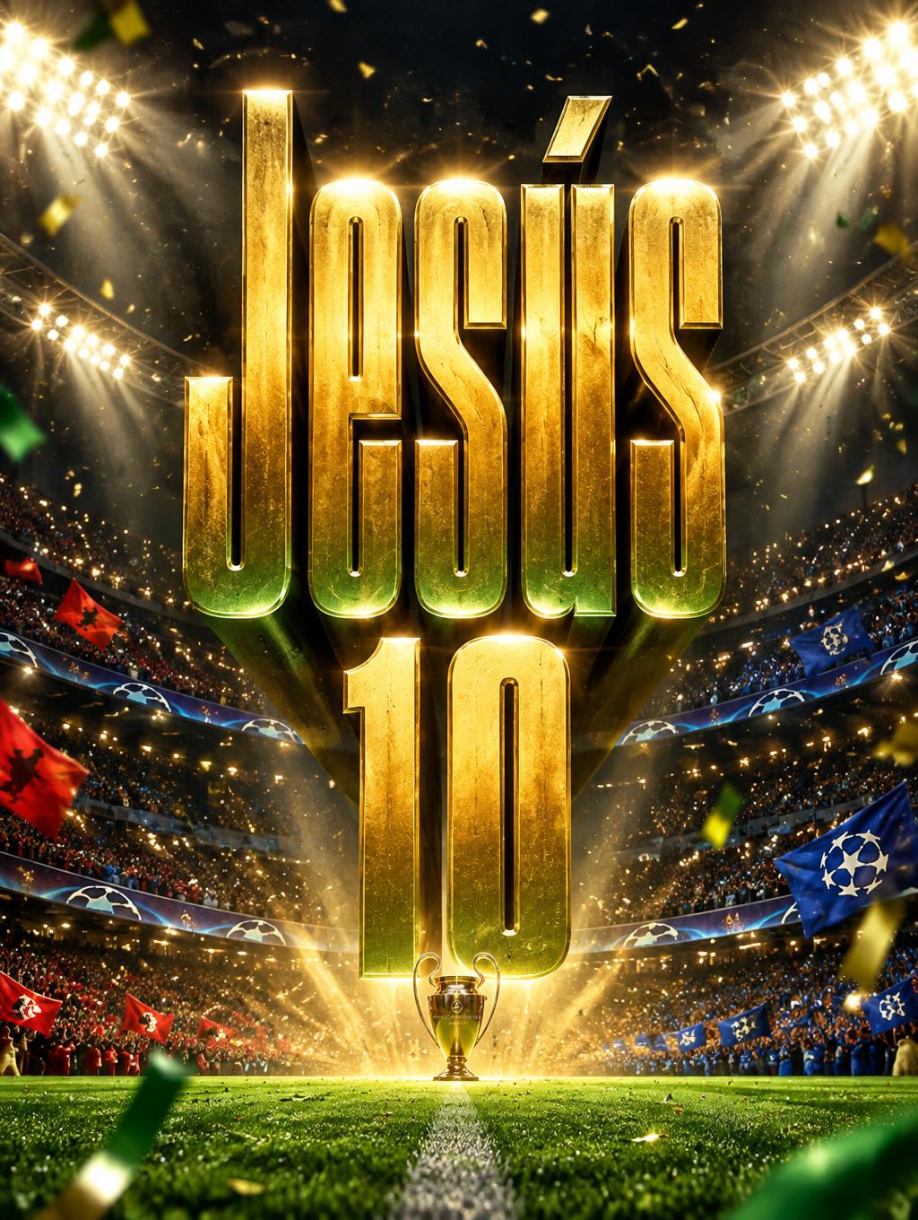 "Jesús 
10" — Sports Football | AI Text Effect Generator