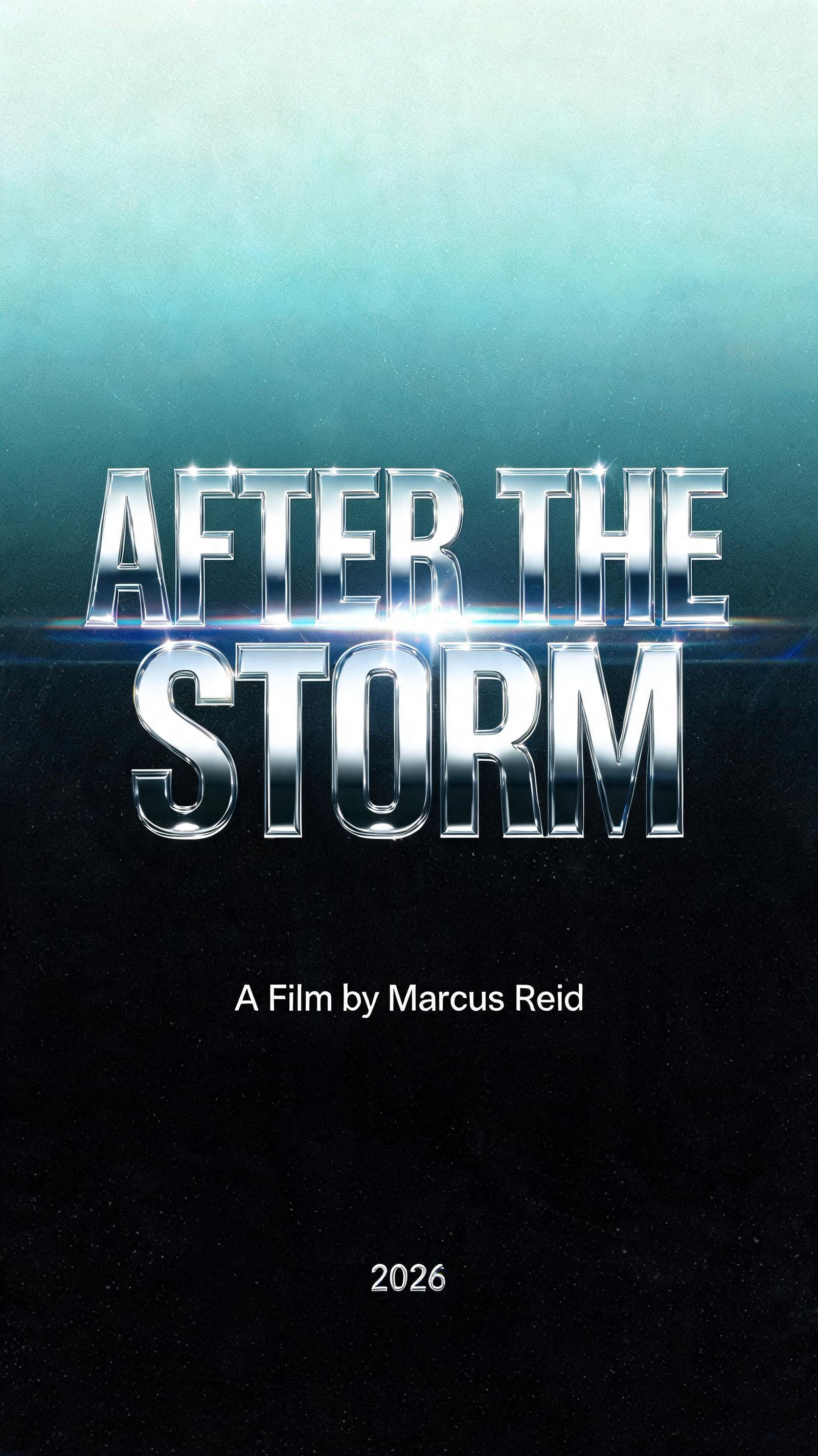 "AFTER THE STORM
A Film by Marcus Reid
2026" — Cinematic Netflix | AI Text Effect Generator