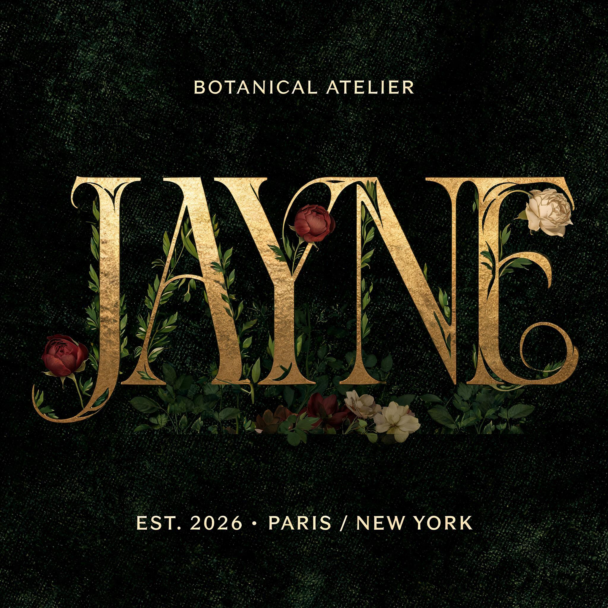 "Jayne" — Floral | AI Text Effect Generator
