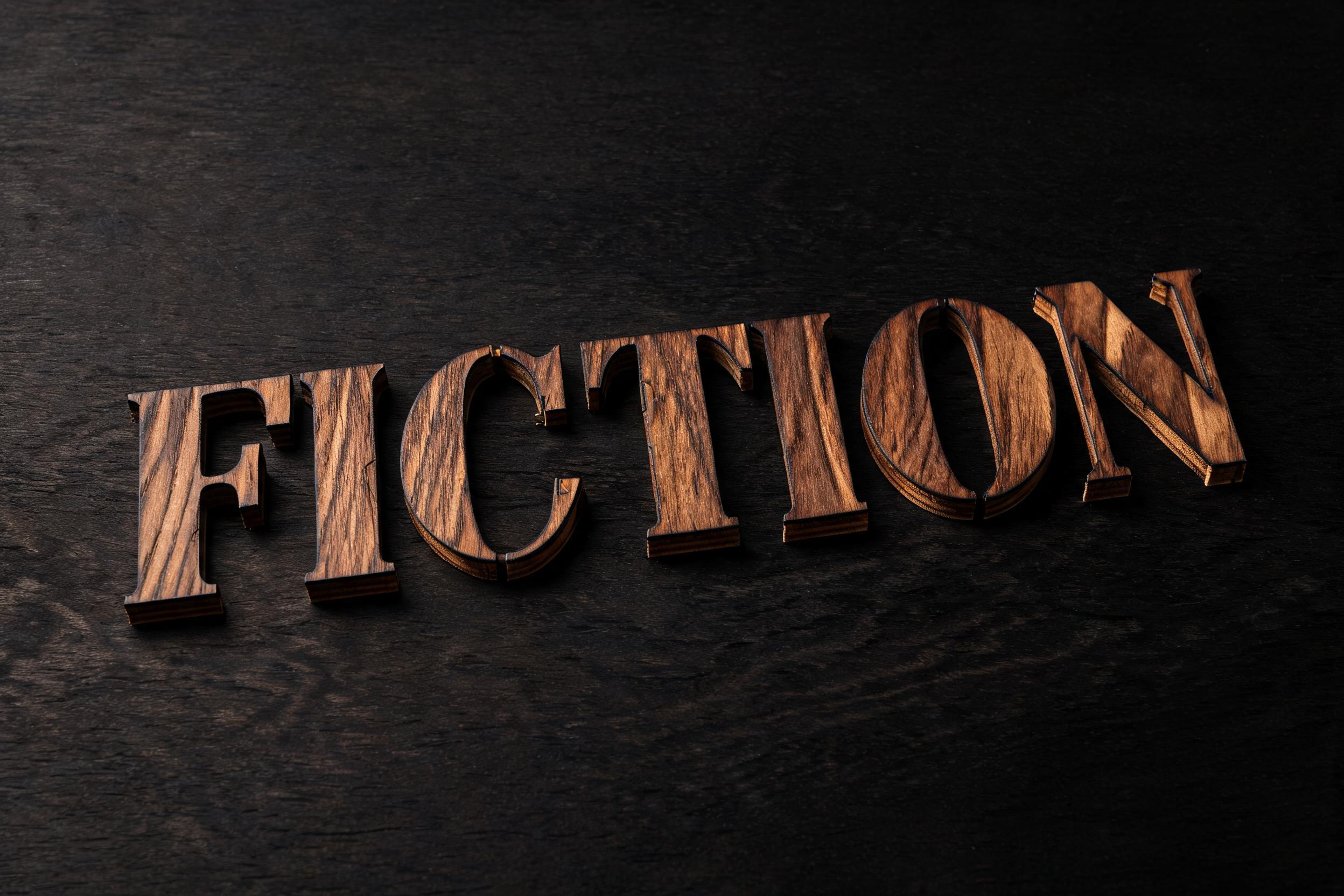 "FICTION" — Laser Cut | AI Text Effect Generator