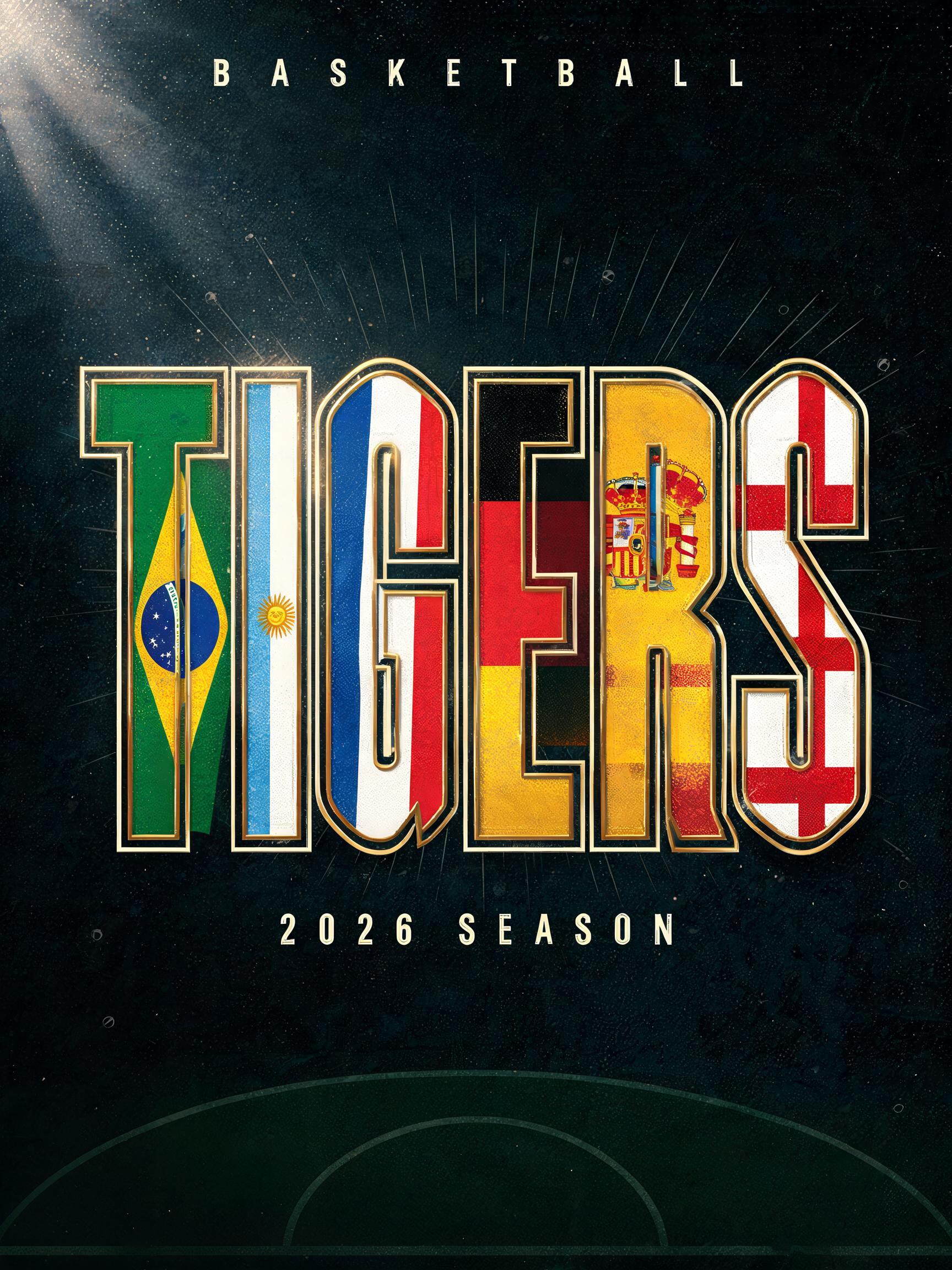 "usesporty fonts like duke basketball jersey and type in "TIGERS"" — Sports | AI Text Effect Generator