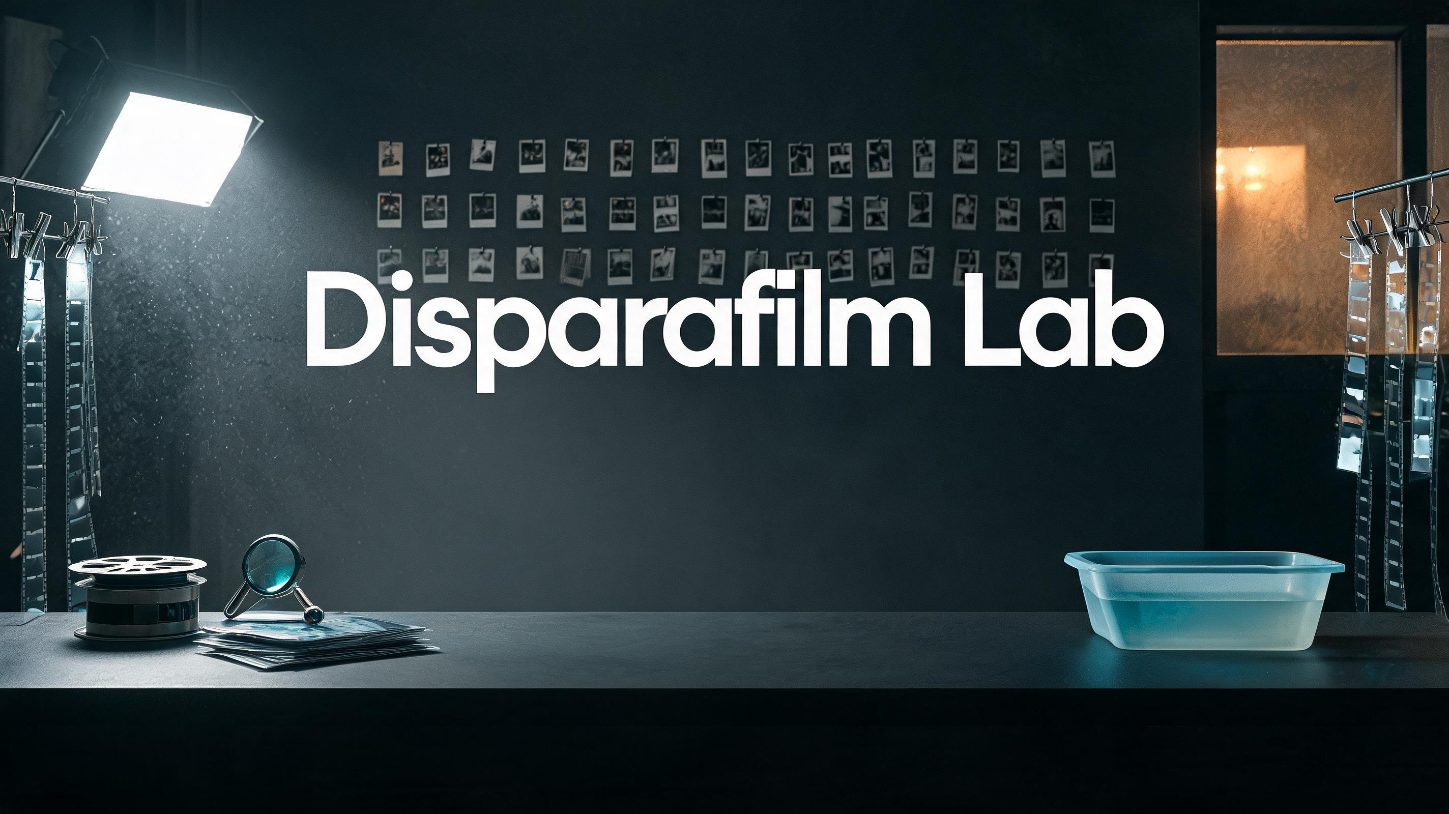 "Disparafilm Lab" —  | AI Text Effect Generator