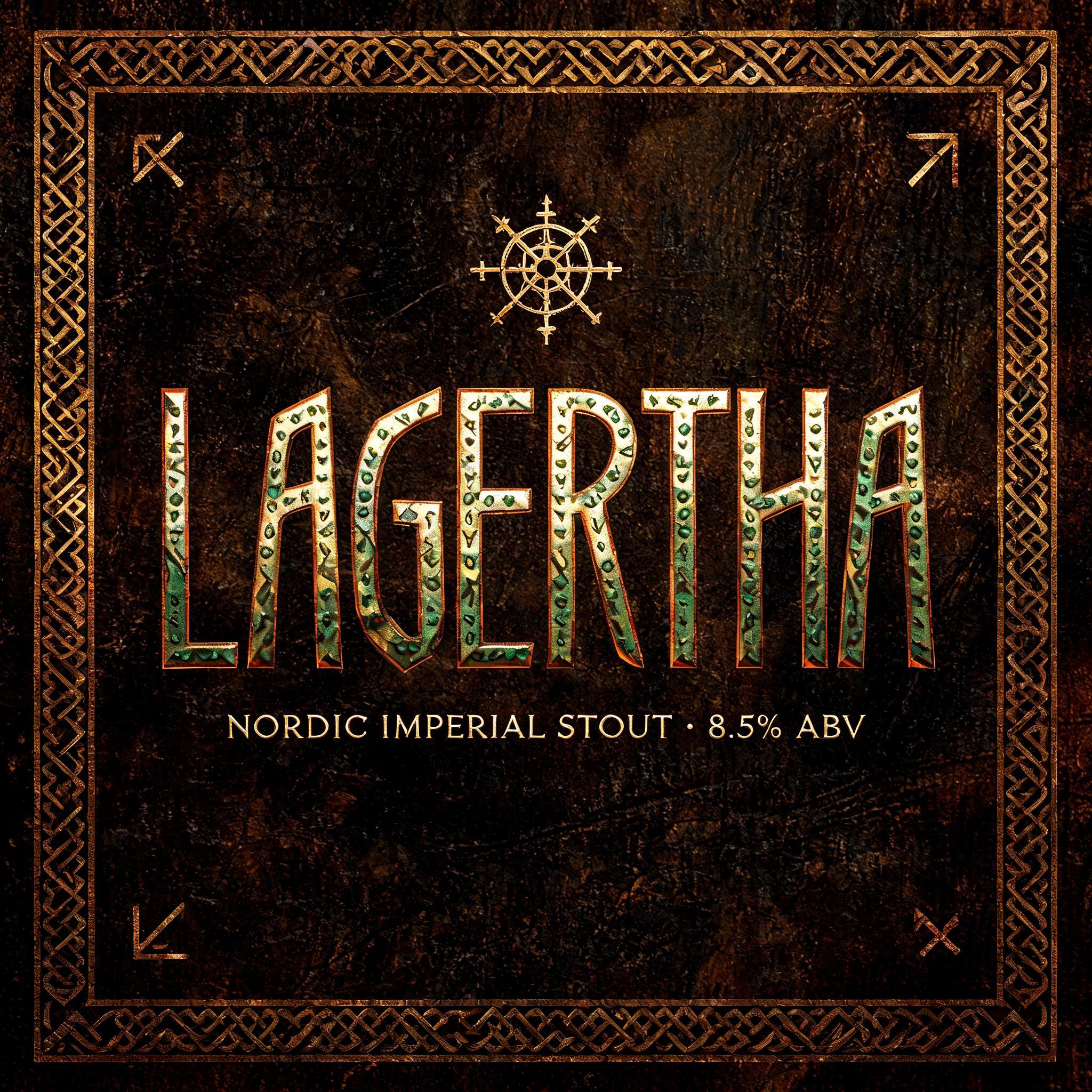 "Lagertha" — Viking | AI Text Effect Generator