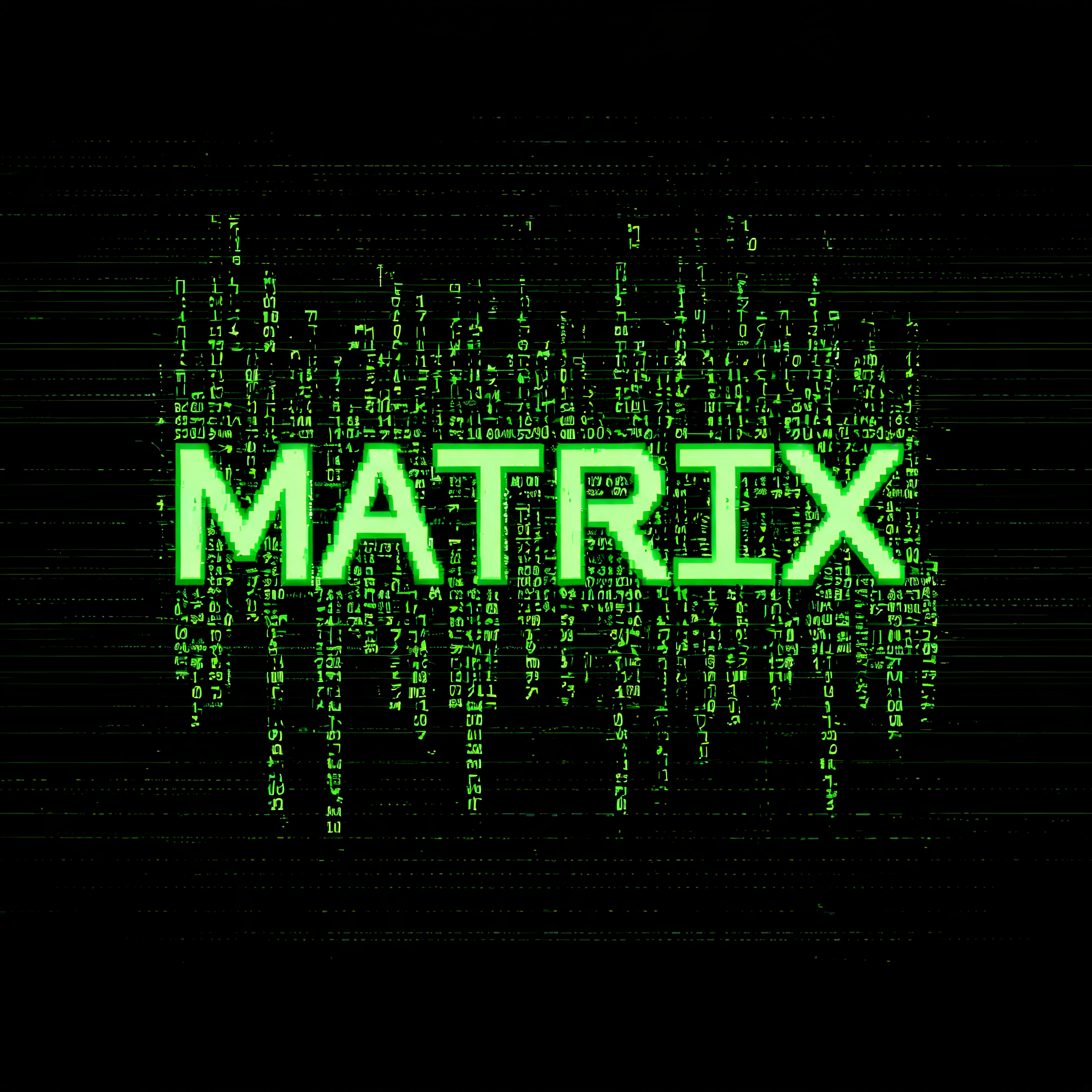 "MATRIX" — Cyberpunk Data Stream | AI Text Effect Generator