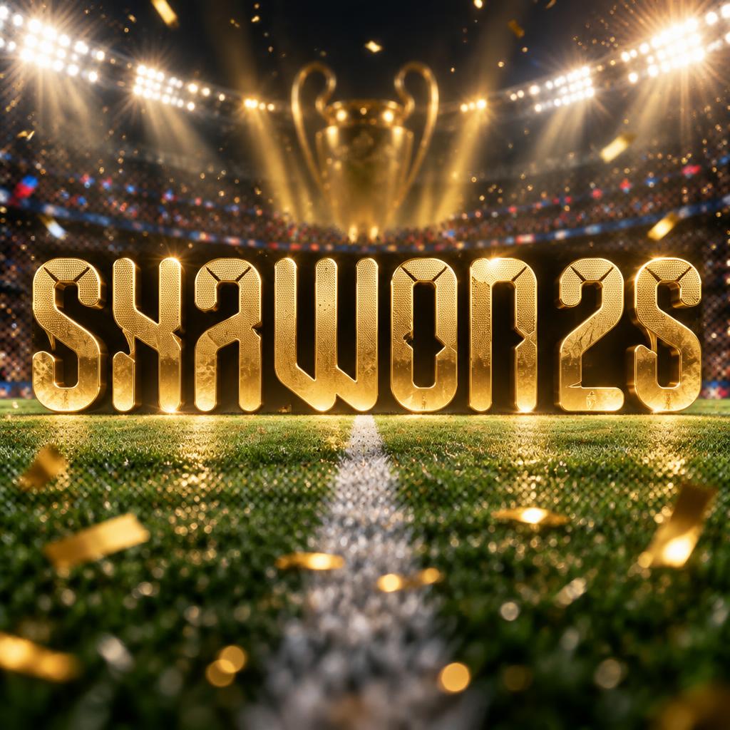 "SHAWON 26" — Sports Football | AI Text Effect Generator