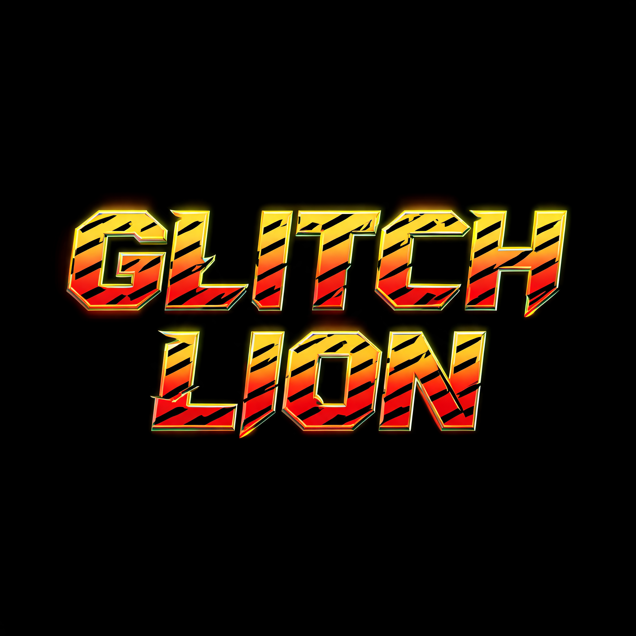 "Glitch lion" — Cyberpunk 2077 | AI Text Effect Generator