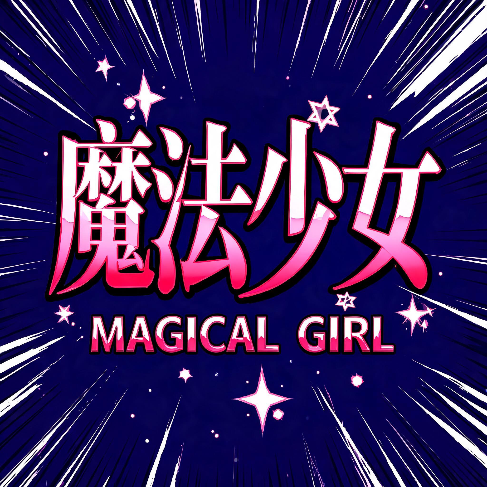 "魔法少女" — Anime | AI Text Effect Generator