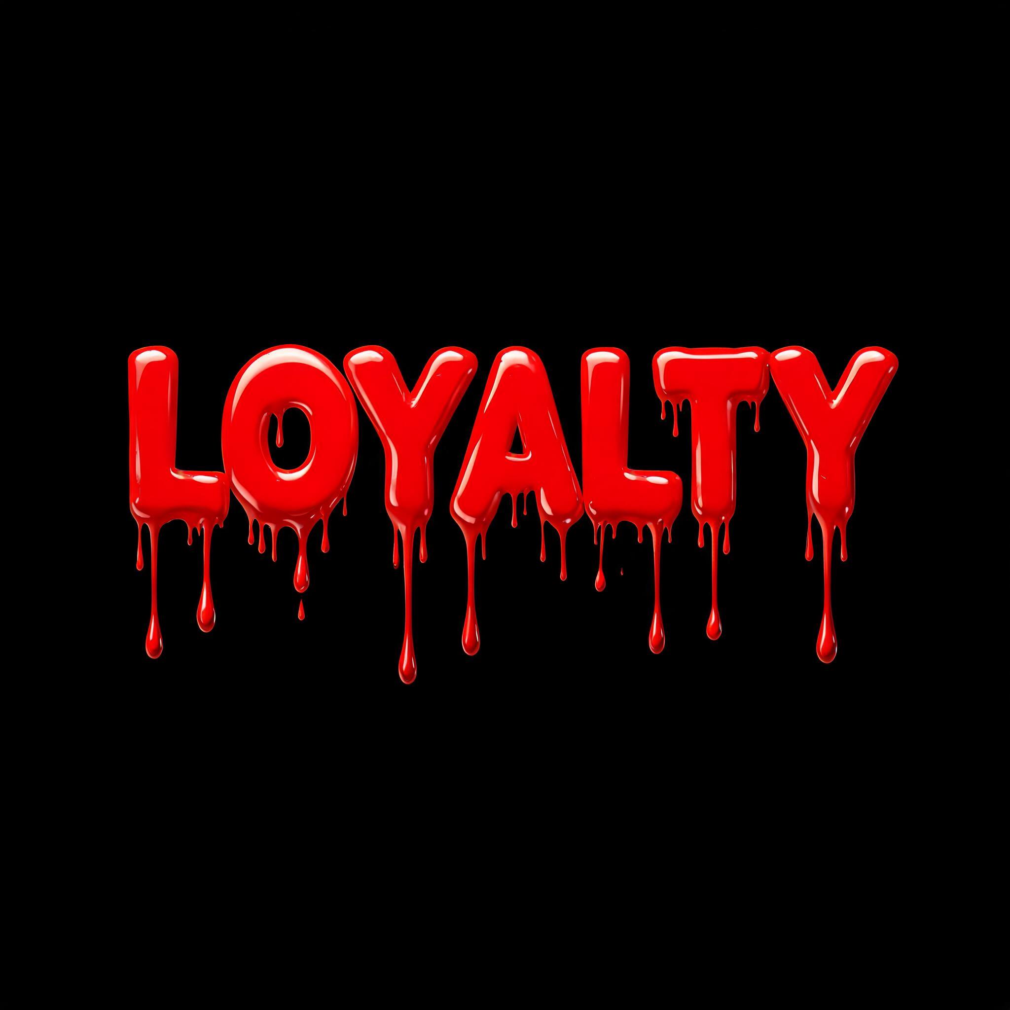 "Loyalty" — Drip Font | AI Text Effect Generator