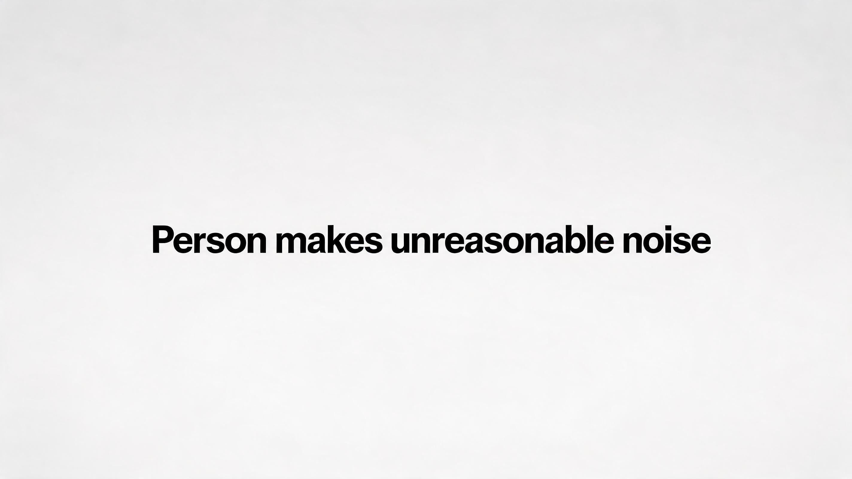 "Person makes unreasonable noise" — Gothic | AI Text Effect Generator