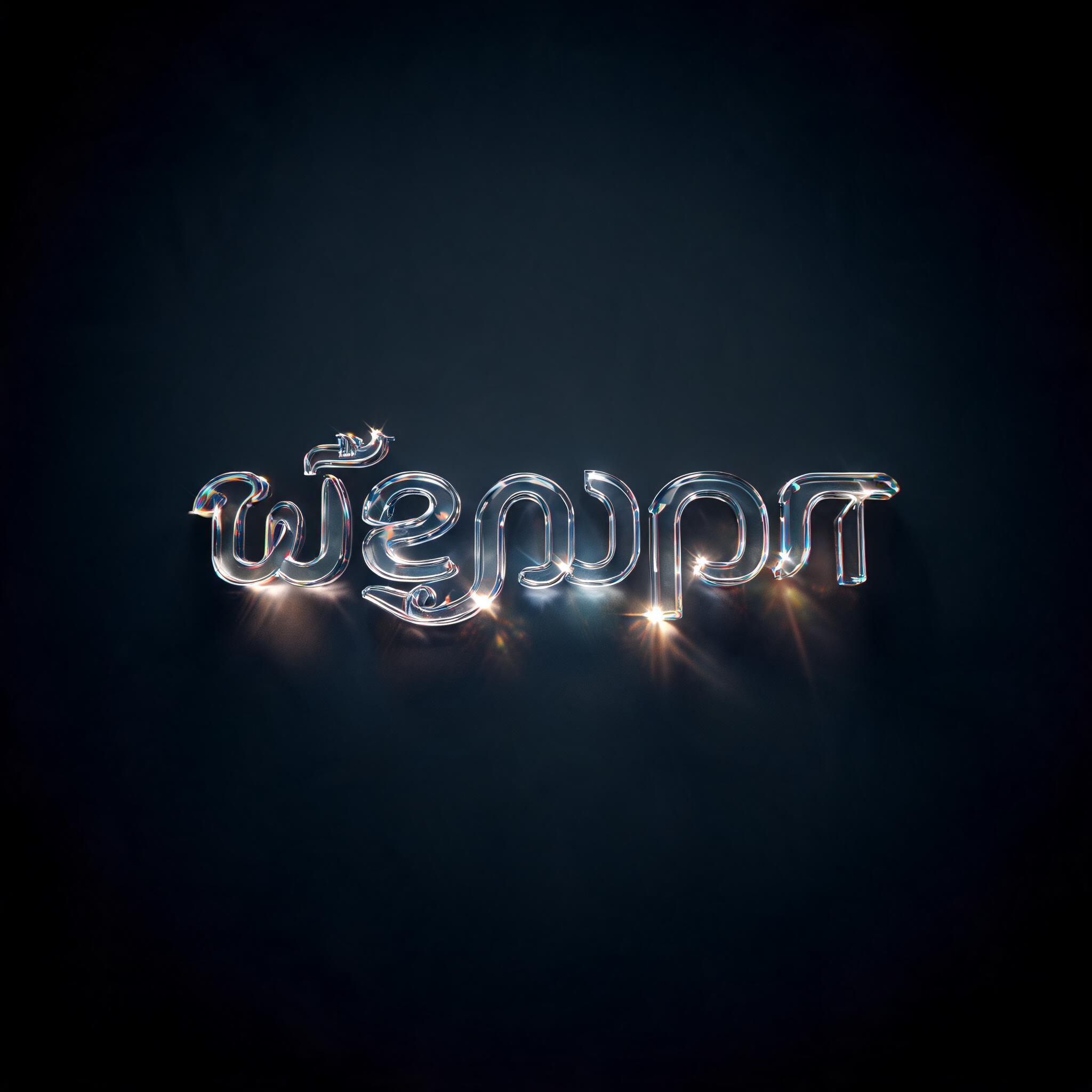 "ව්‍යාපාර" — Glass | AI Text Effect Generator