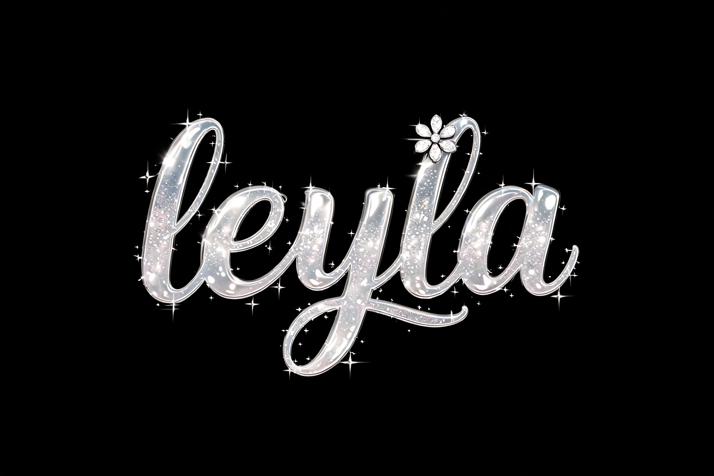 "leyla" —  | AI Text Effect Generator