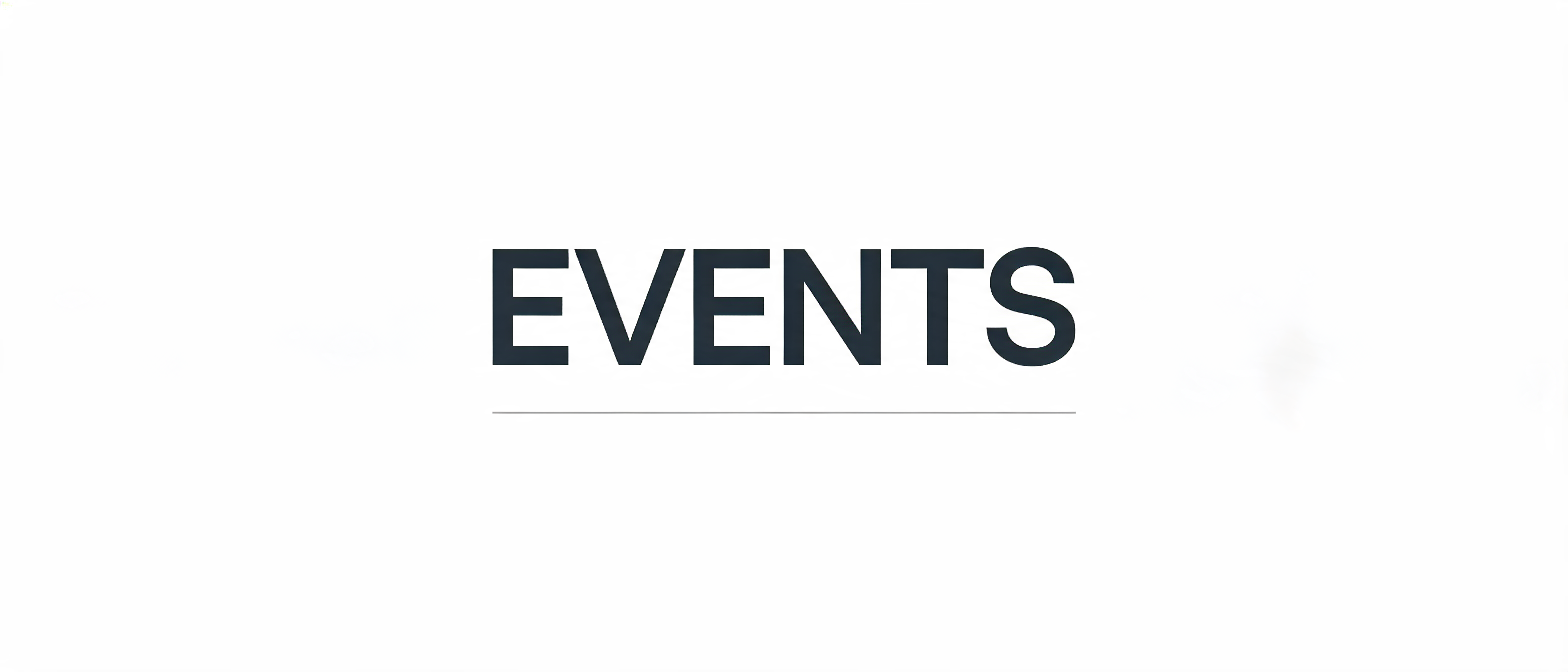 "Events" — Minimal | AI Text Effect Generator