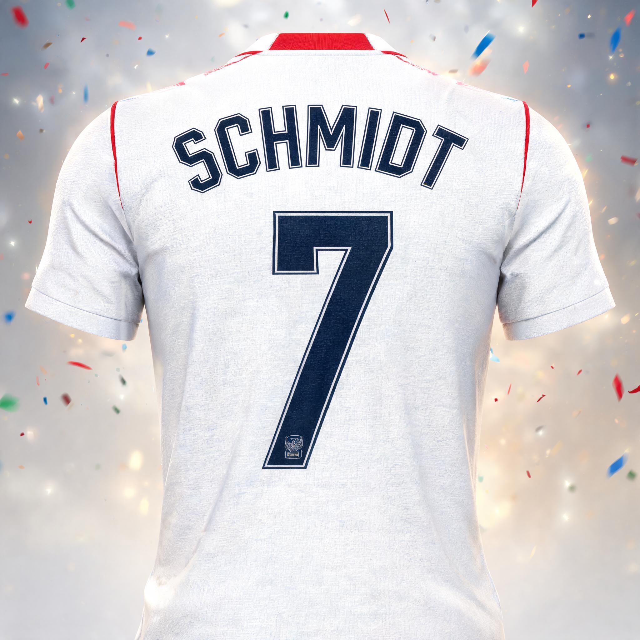 "Schmidt
7" — Sports Football | AI Text Effect Generator