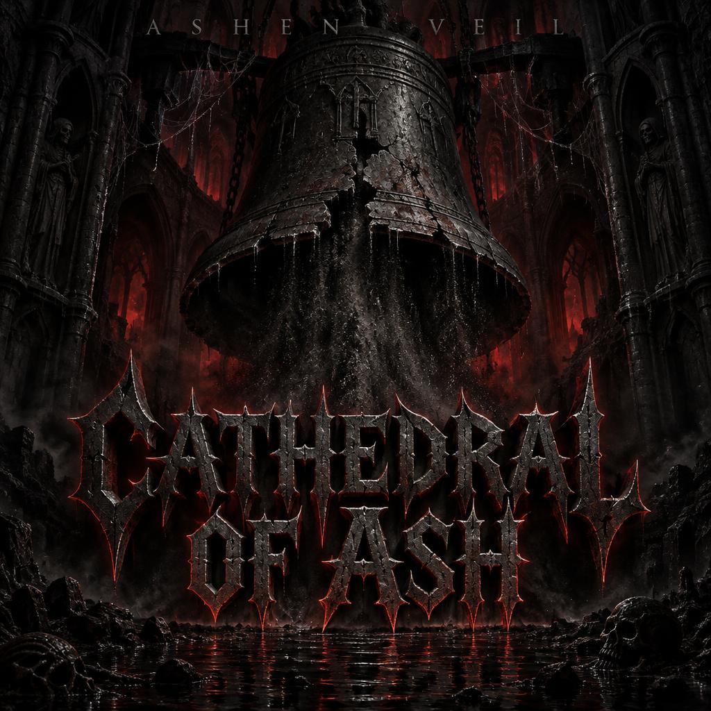 "CATHEDRAL OF ASH
Ashen Veil" — Gothic Dark text effect