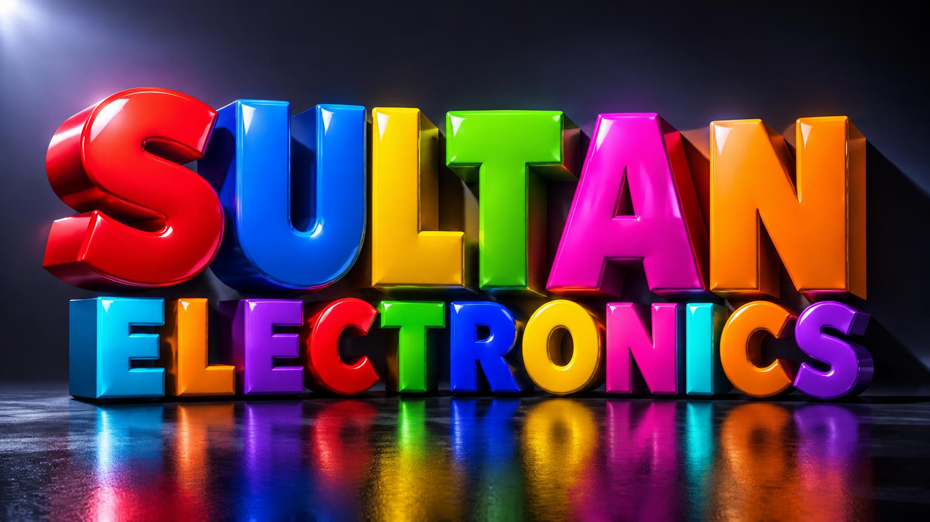"SULTAN ELECTRONICS" — 3d Bold | AI Text Effect Generator
