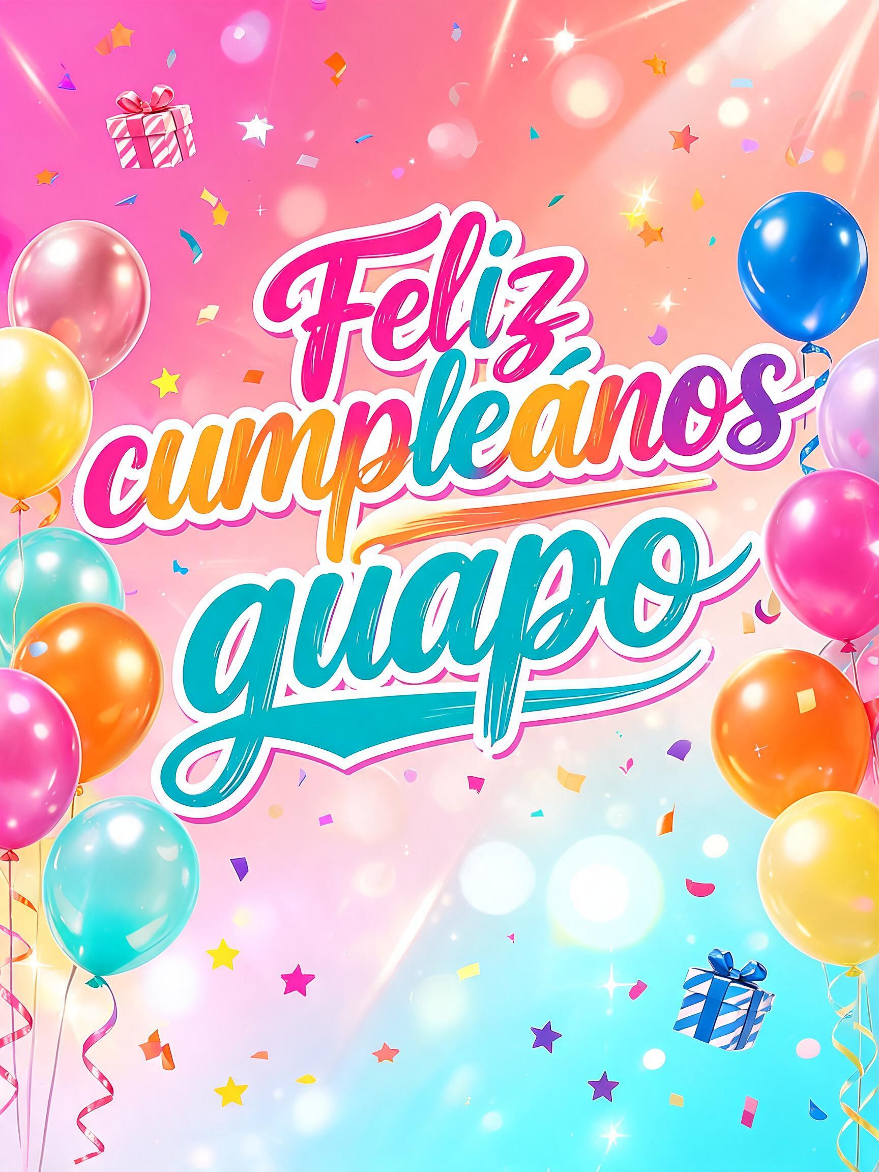 Feliz cumpleaños guapo