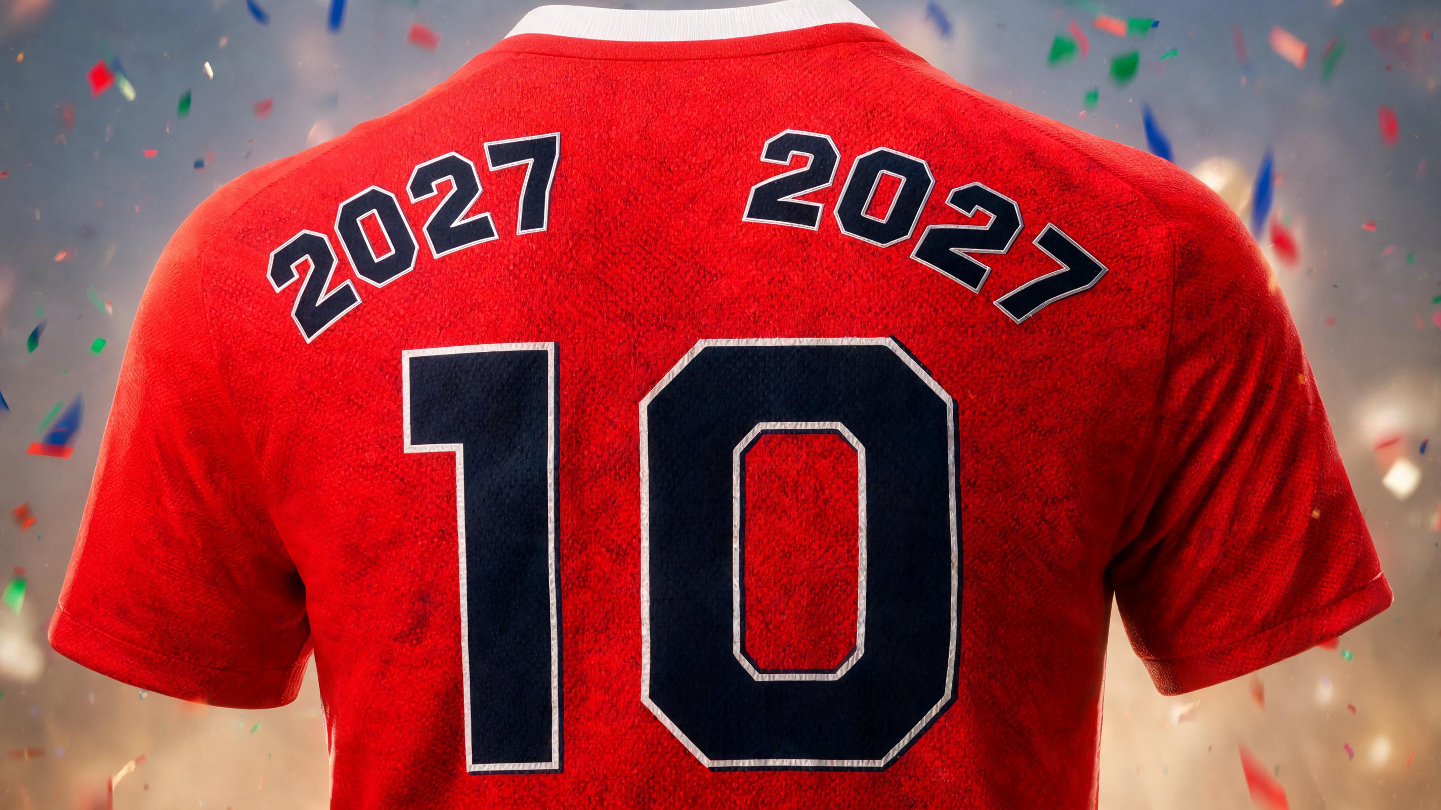 "2027" — Sports Football | AI Text Effect Generator