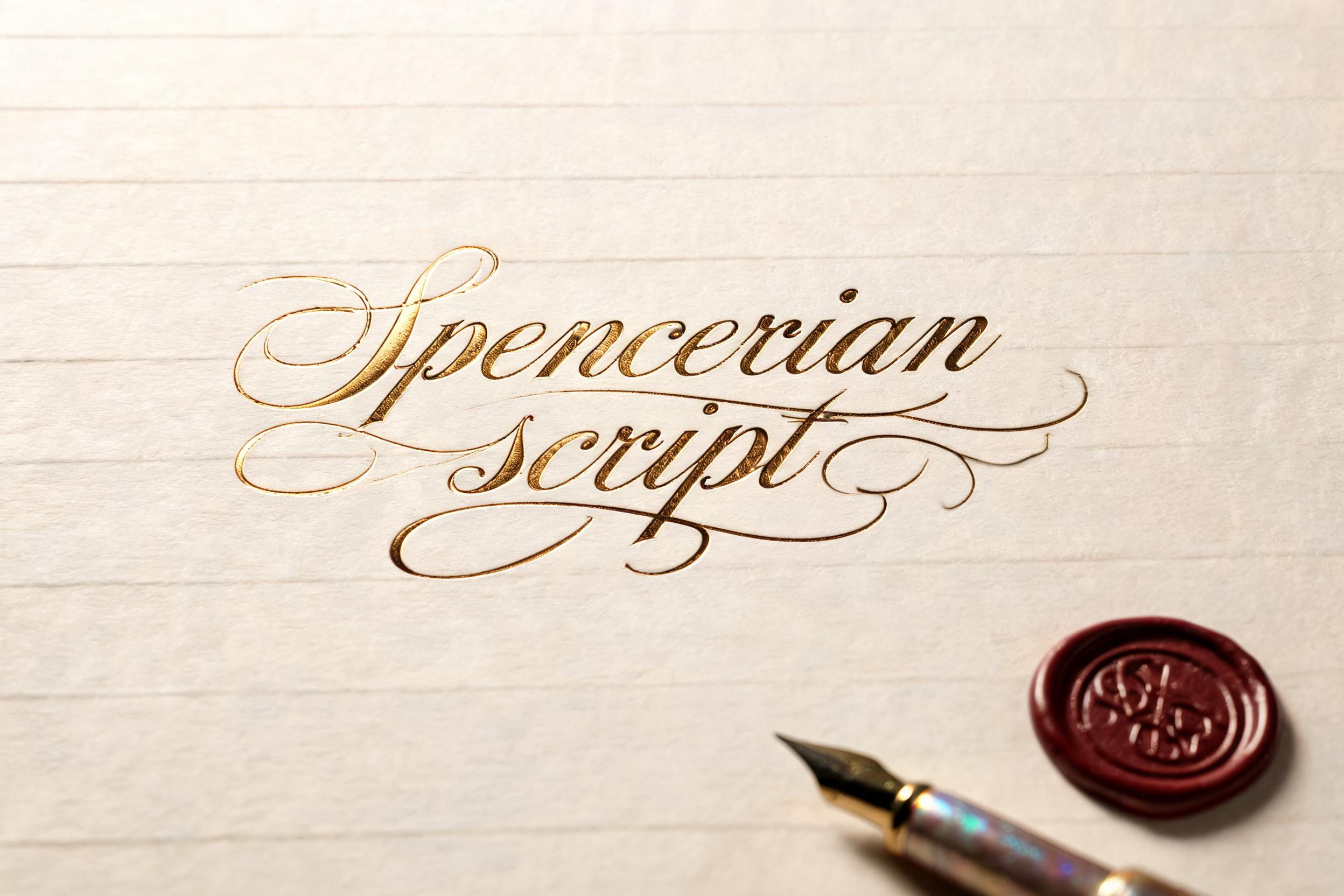 "Spencerian script" — Elegant Script | AI Text Effect Generator