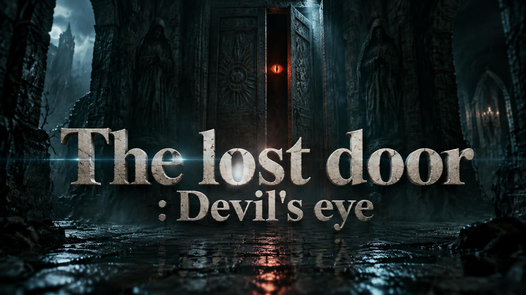 "The lost door : Devil's eye" — Cinematic Netflix | AI Text Effect Generator