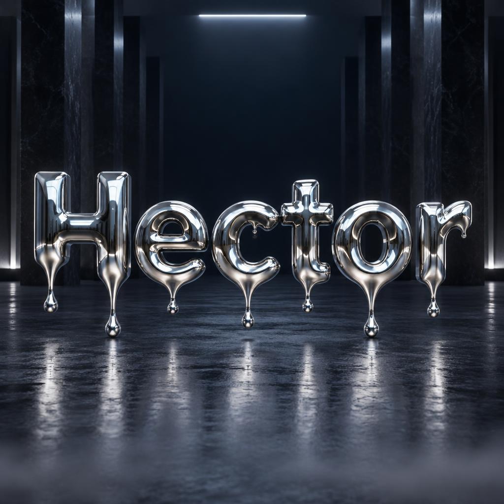 "Hector" —  | AI Text Effect Generator