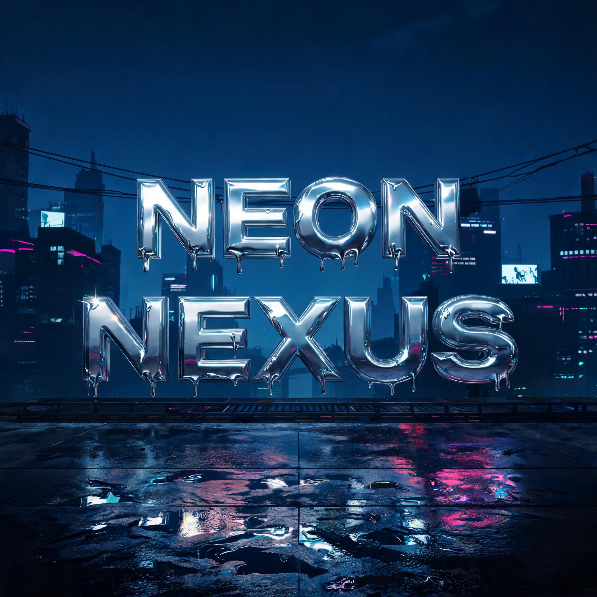 "NEON NEXUS" —  | AI Text Effect Generator