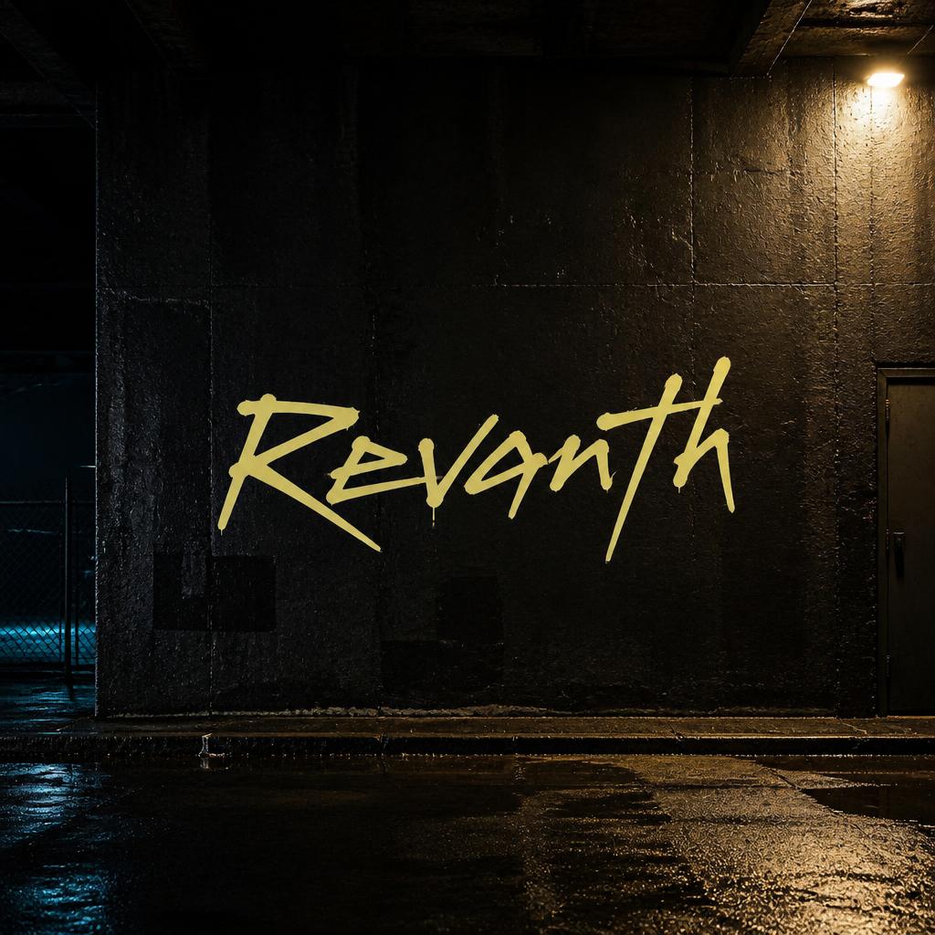 "Revanth" —  | AI Text Effect Generator