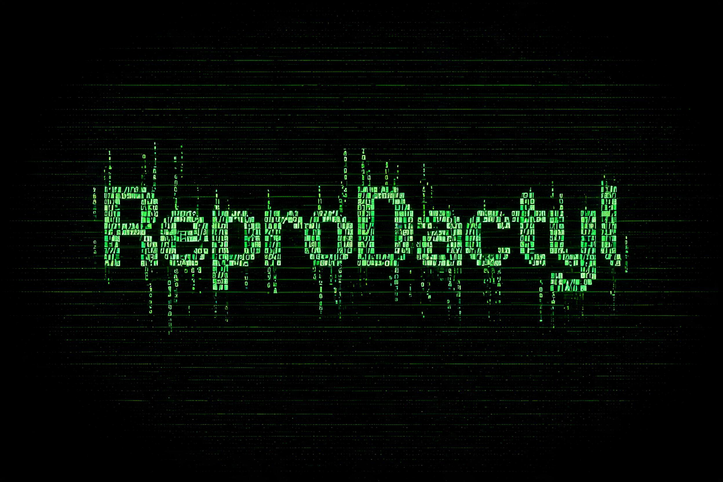 "ReproDactyl" — Cyberpunk Data Stream text effect