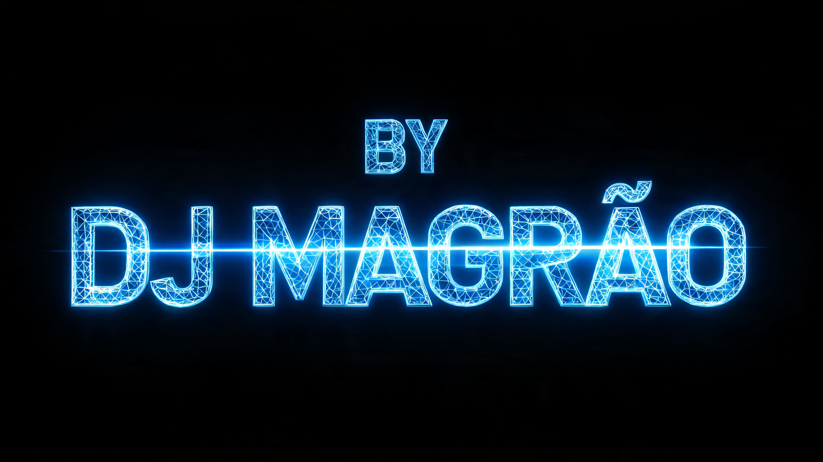 "BY DJ MAGRÃO" — Futuristic | AI Text Effect Generator