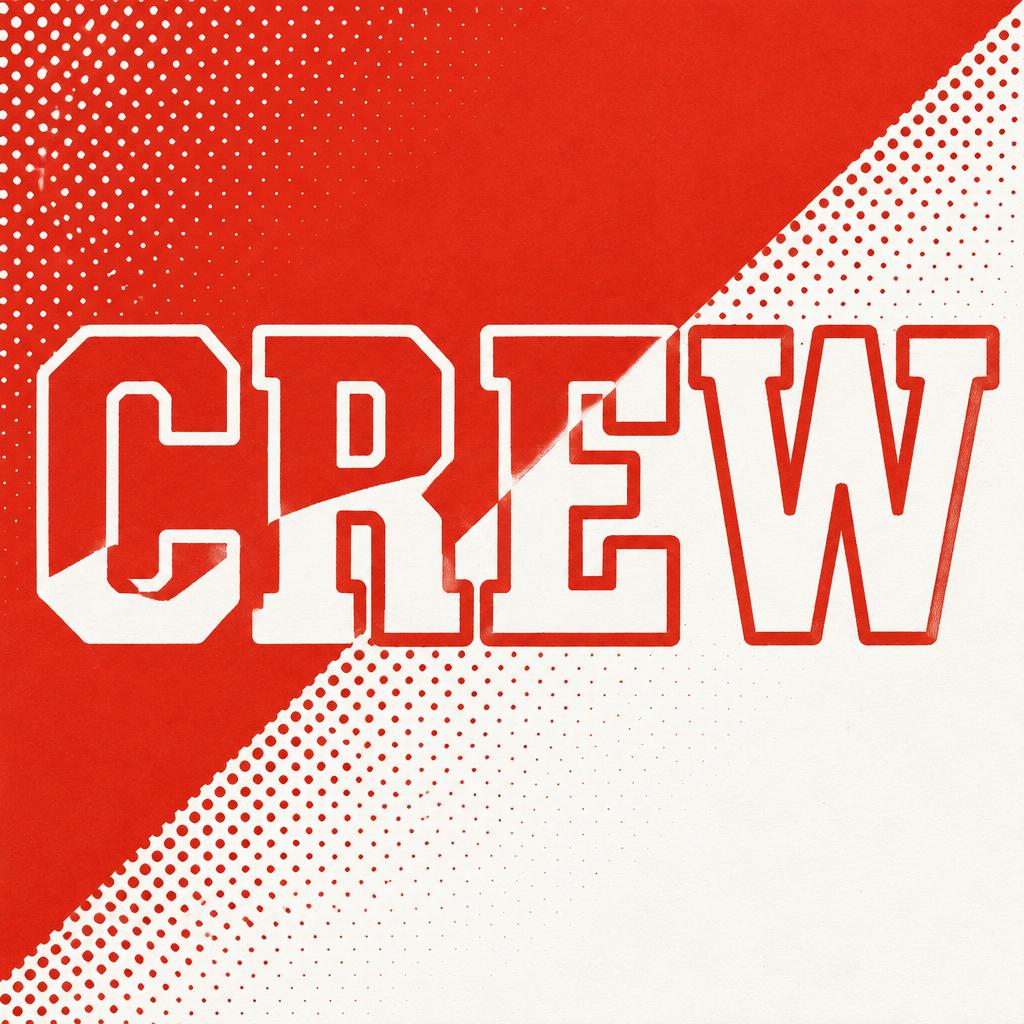 "CREW" — Duotone | AI Text Effect Generator