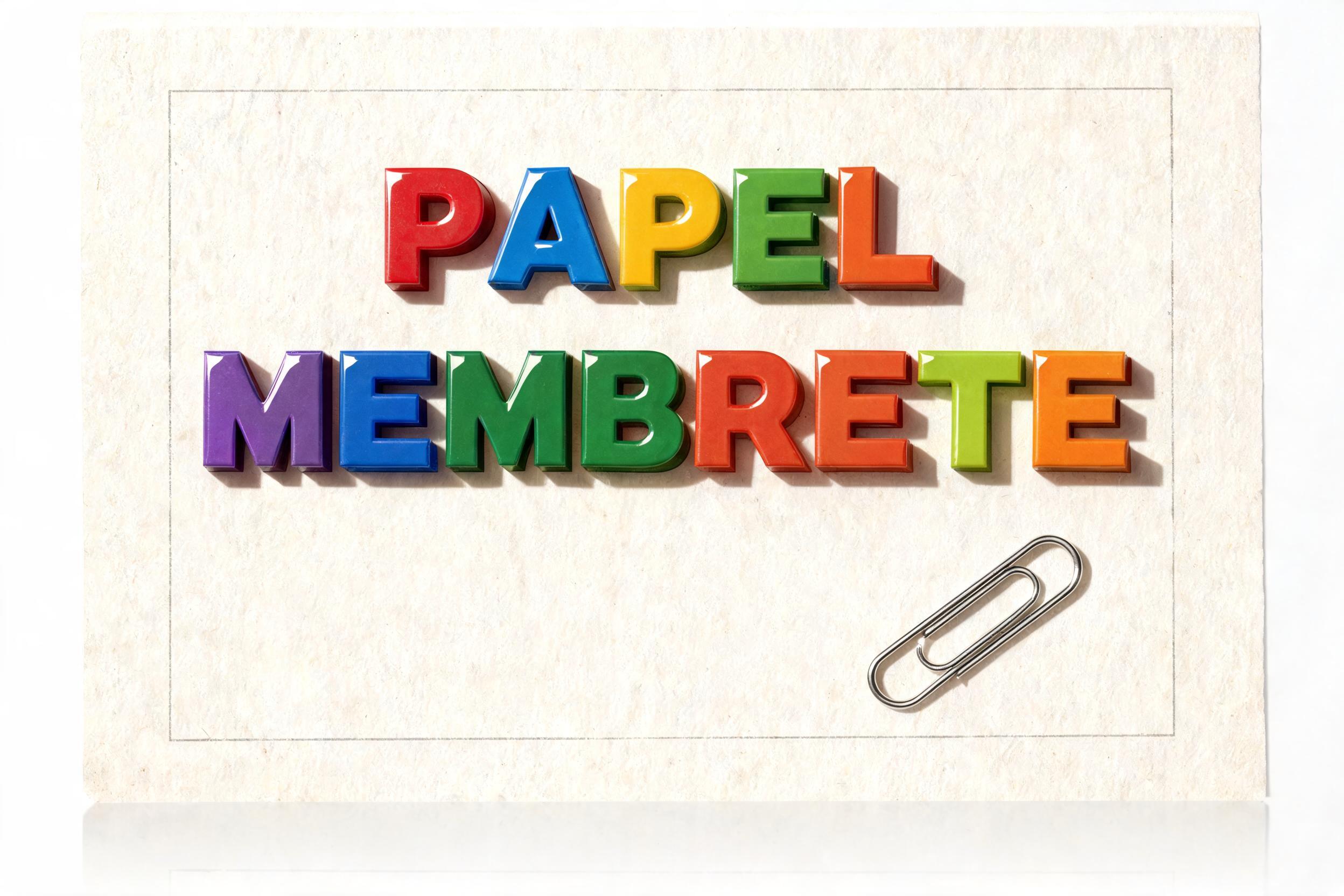 "PAPEL MEMBRETE
" — 3d Bold | AI Text Effect Generator