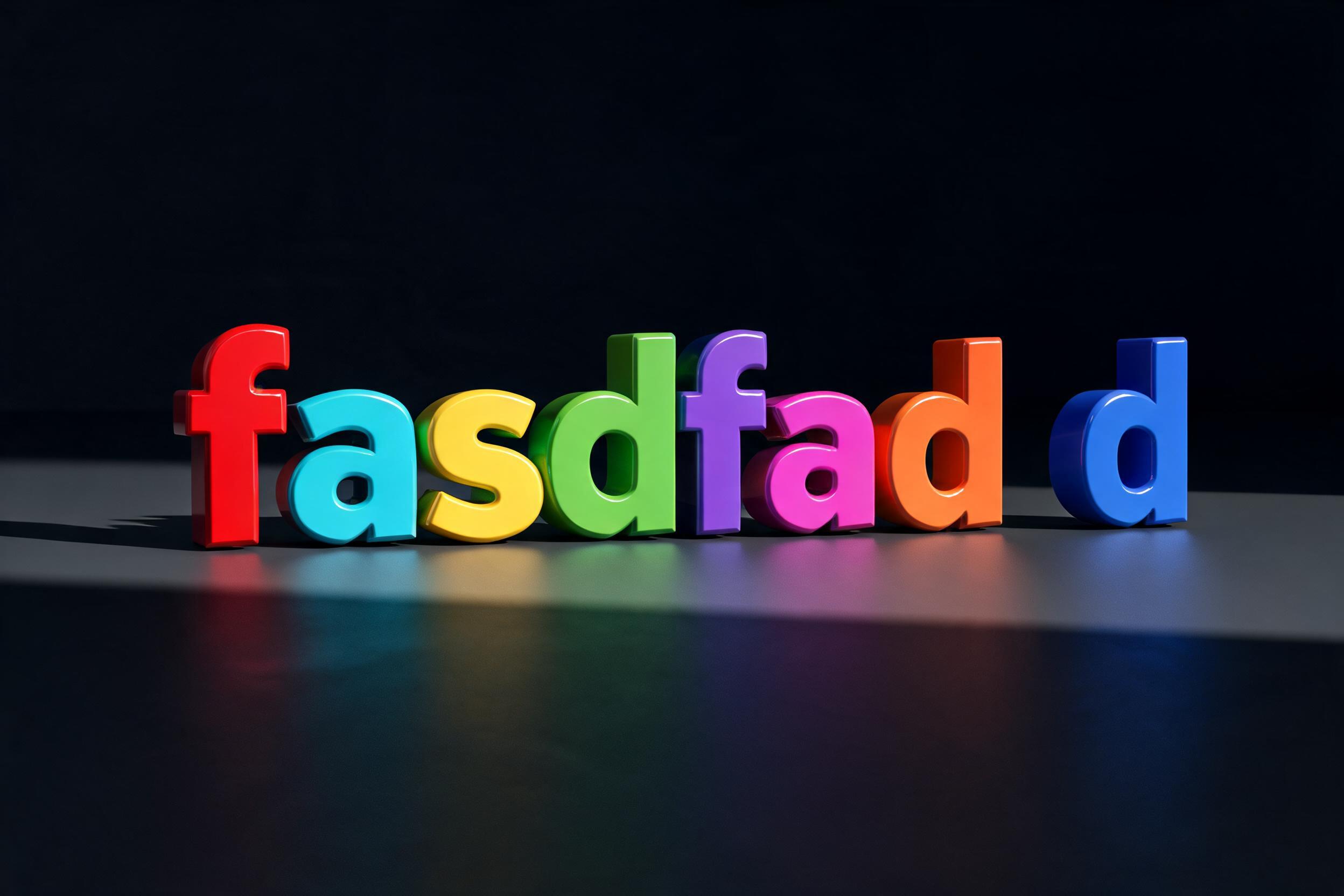 "fasdfad d" — 3d Bold | AI Text Effect Generator
