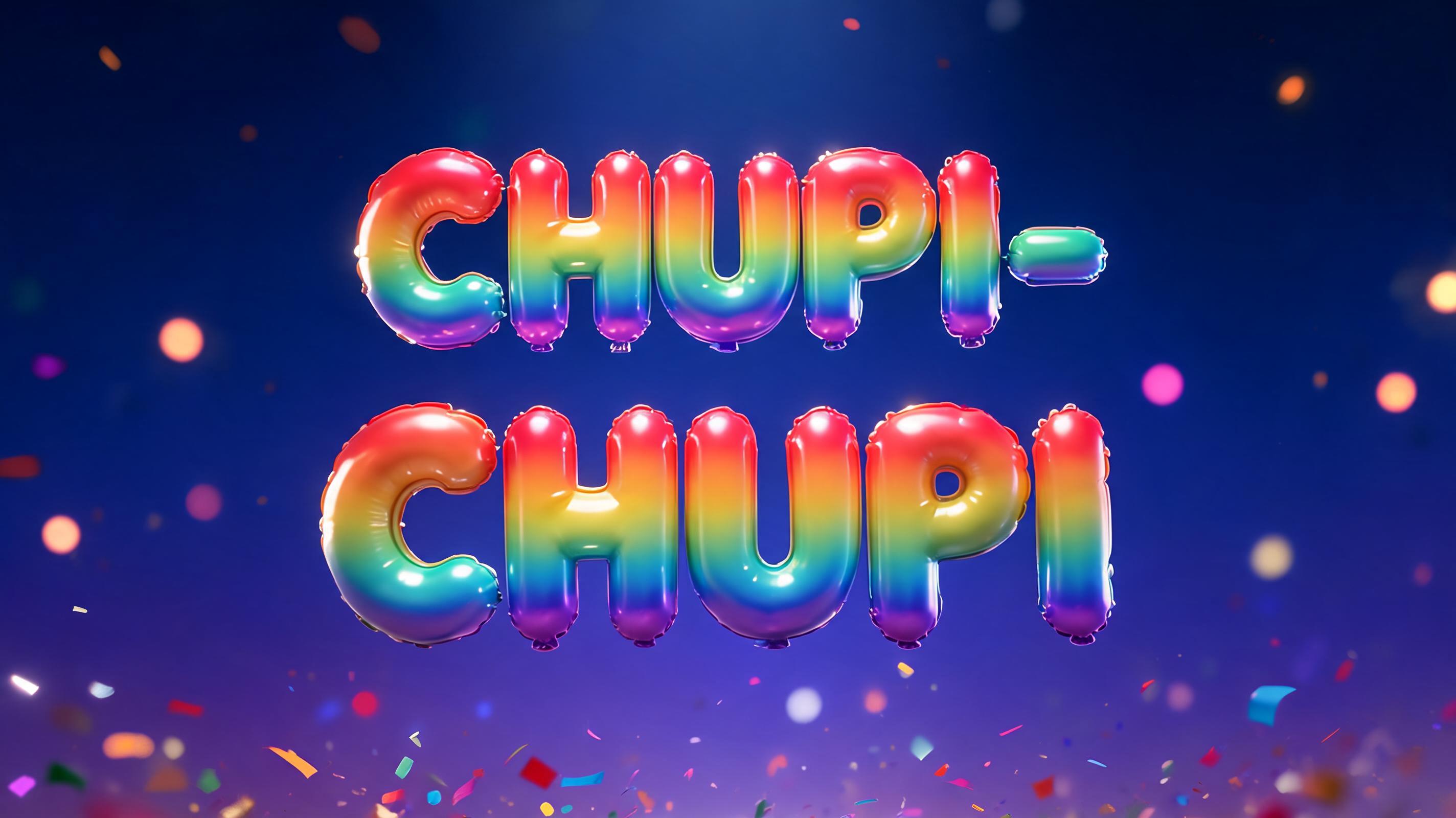 "CHUPI- CHUPI" — Rainbow | AI Text Effect Generator
