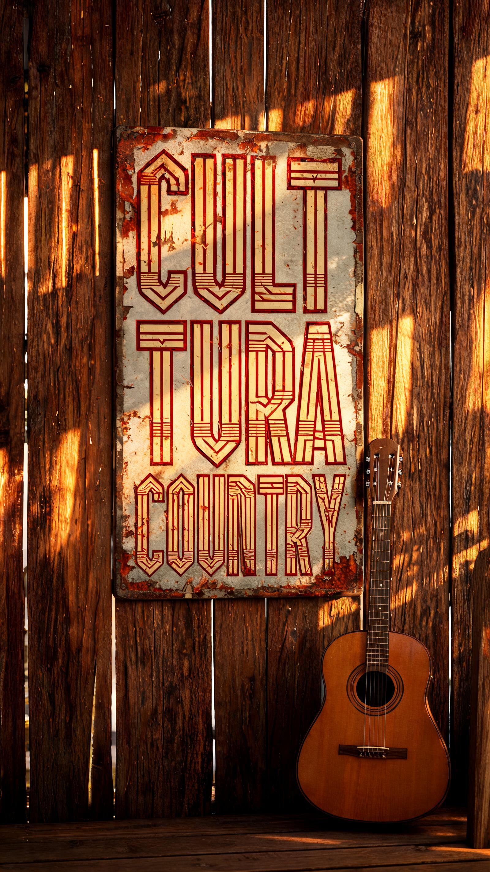 "CULTURA COUNTRY" — Vintage | AI Text Effect Generator